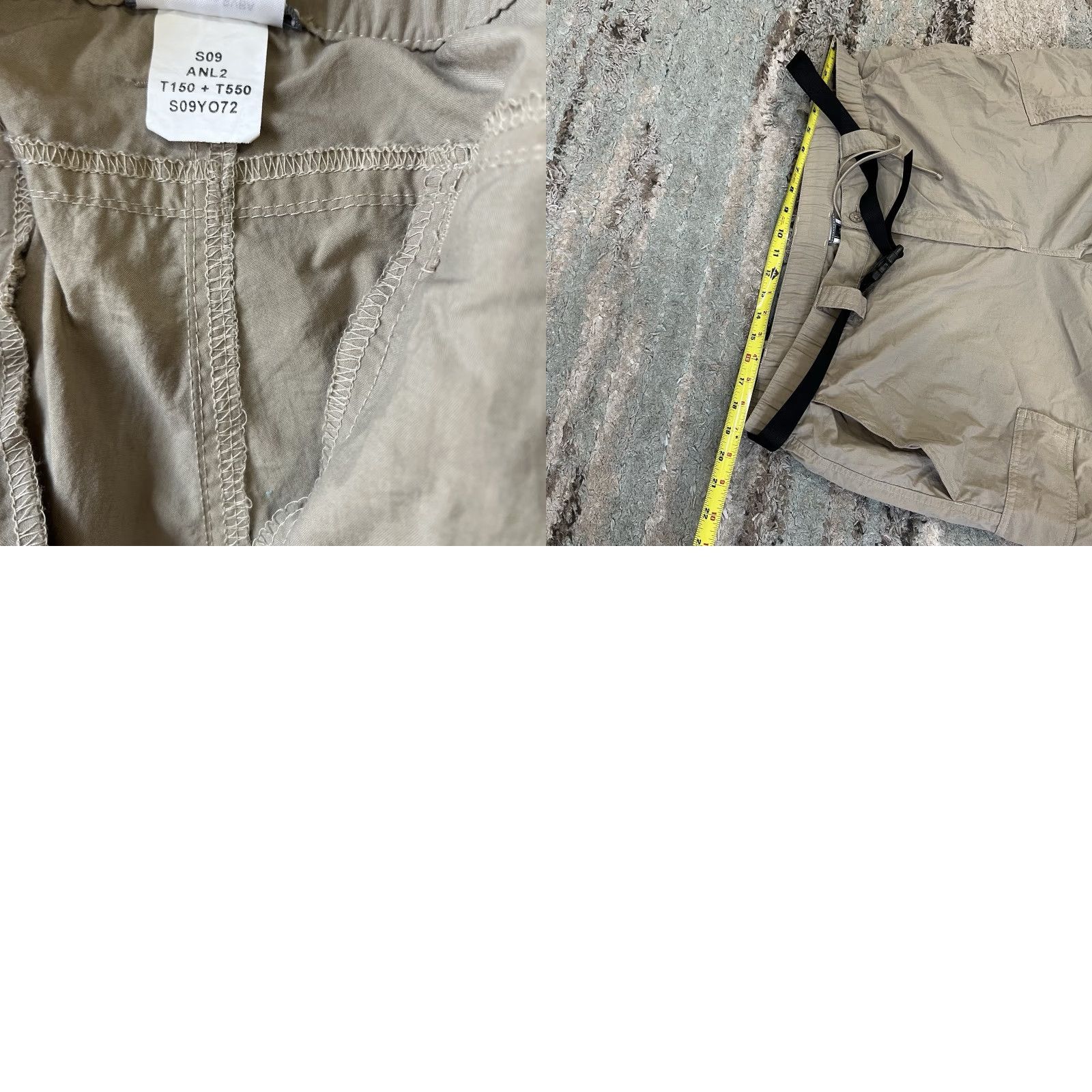 The North Face The North Face Cargo Pants Mens XL Beige Convertible Nylon Hiking Size US 36 / EU 52 - 9 Thumbnail