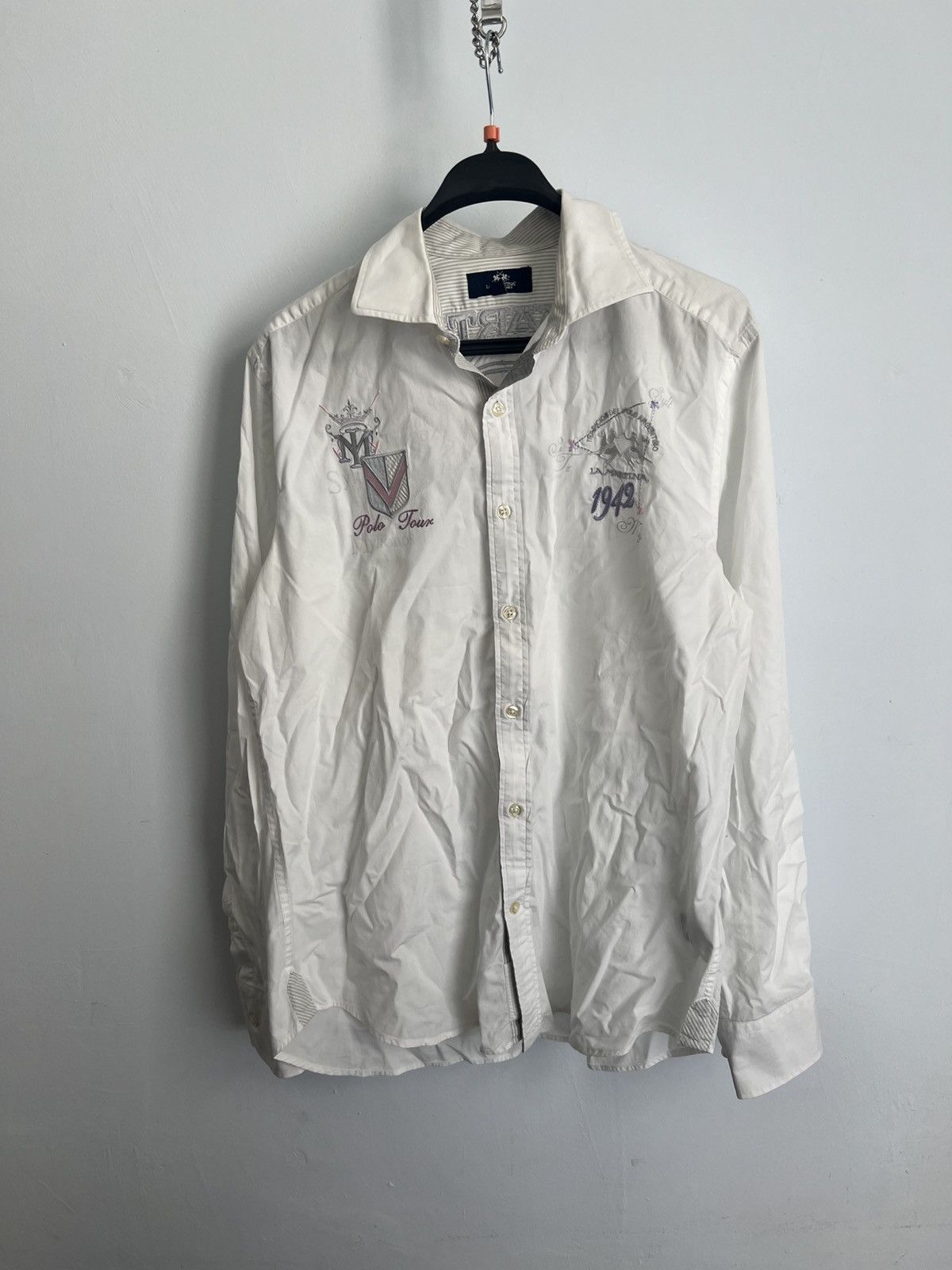 La Martina La Martina Shirt Long Sleeve Polo Cup Y2K Size M Size US L / EU 52-54 / 3 - 1 Thumbnail