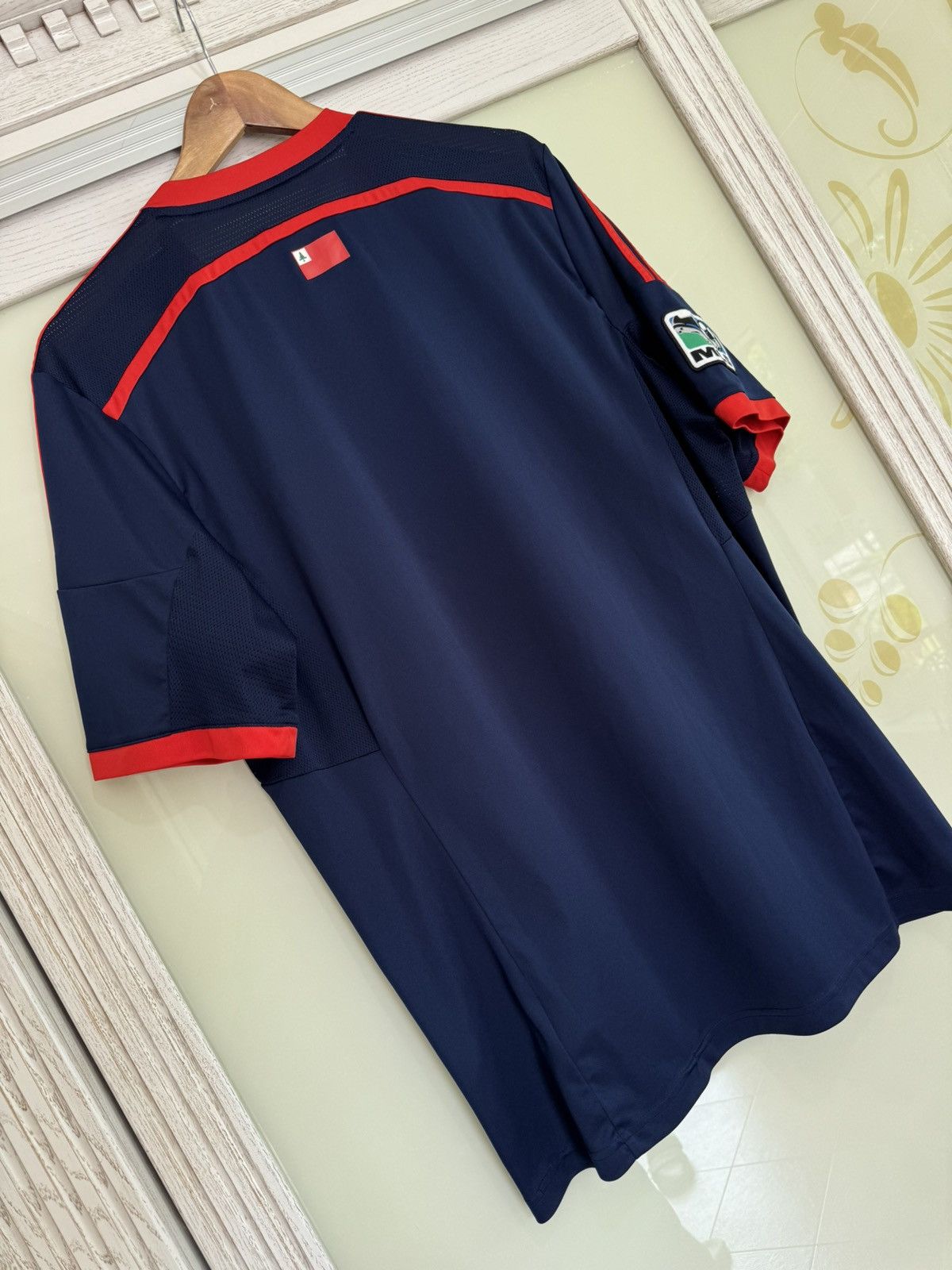 Adidas New England Revolution 2014-2015 Home Soccer Jersey Kit Size US XL / EU 56 / 4 - 10 Thumbnail