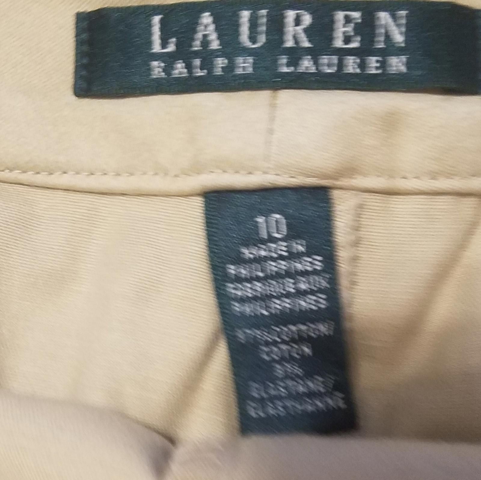Polo Ralph Lauren Lauren Ralph Lauren Classic Beige Chino Shorts Size 10 Size 32" / US 10 / IT 46 - 3 Thumbnail