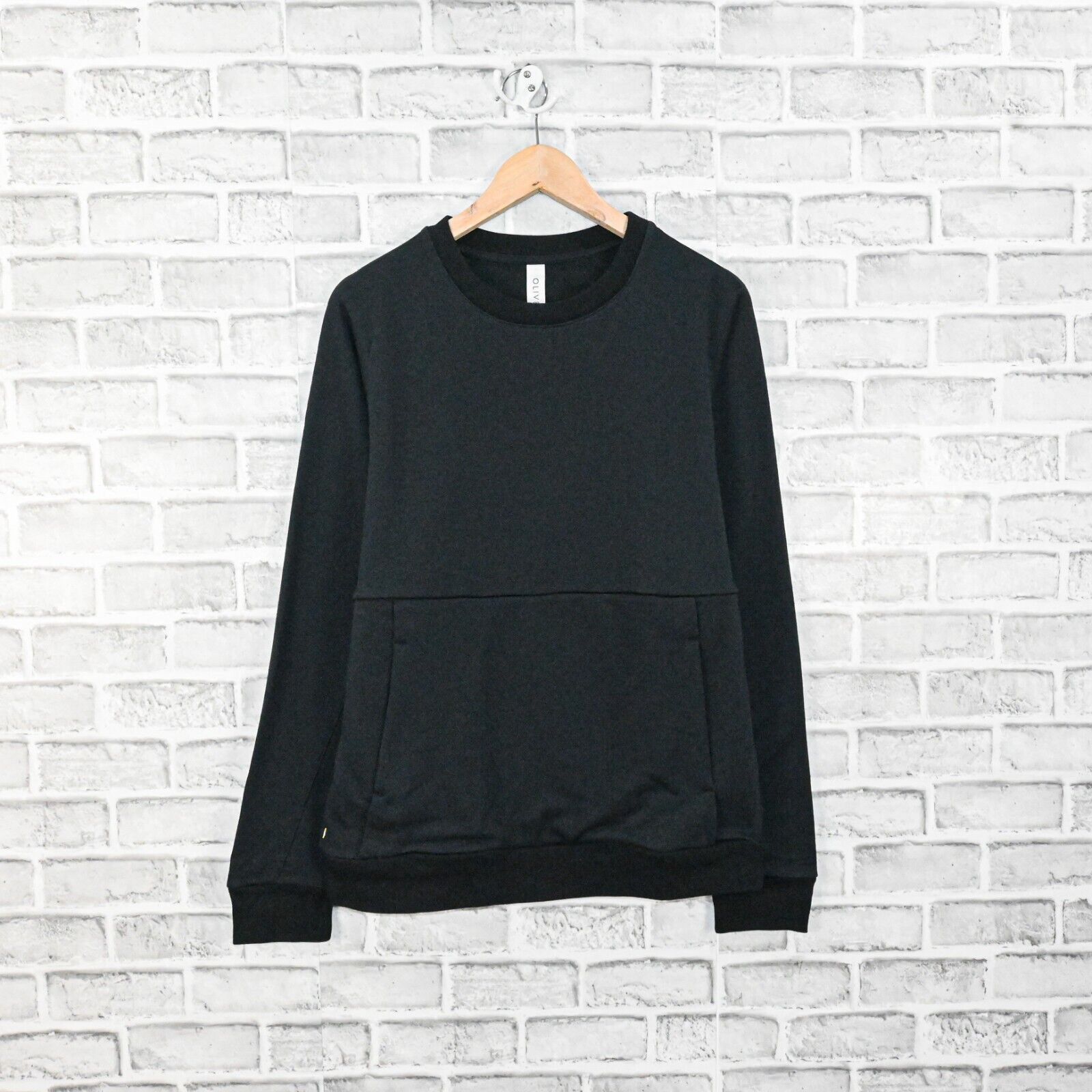 Olivers Apparel Olivers Apparel Men's French Terry Crew Sweatshirt in Black Size US M / EU 48-50 / 2 - 1 Thumbnail