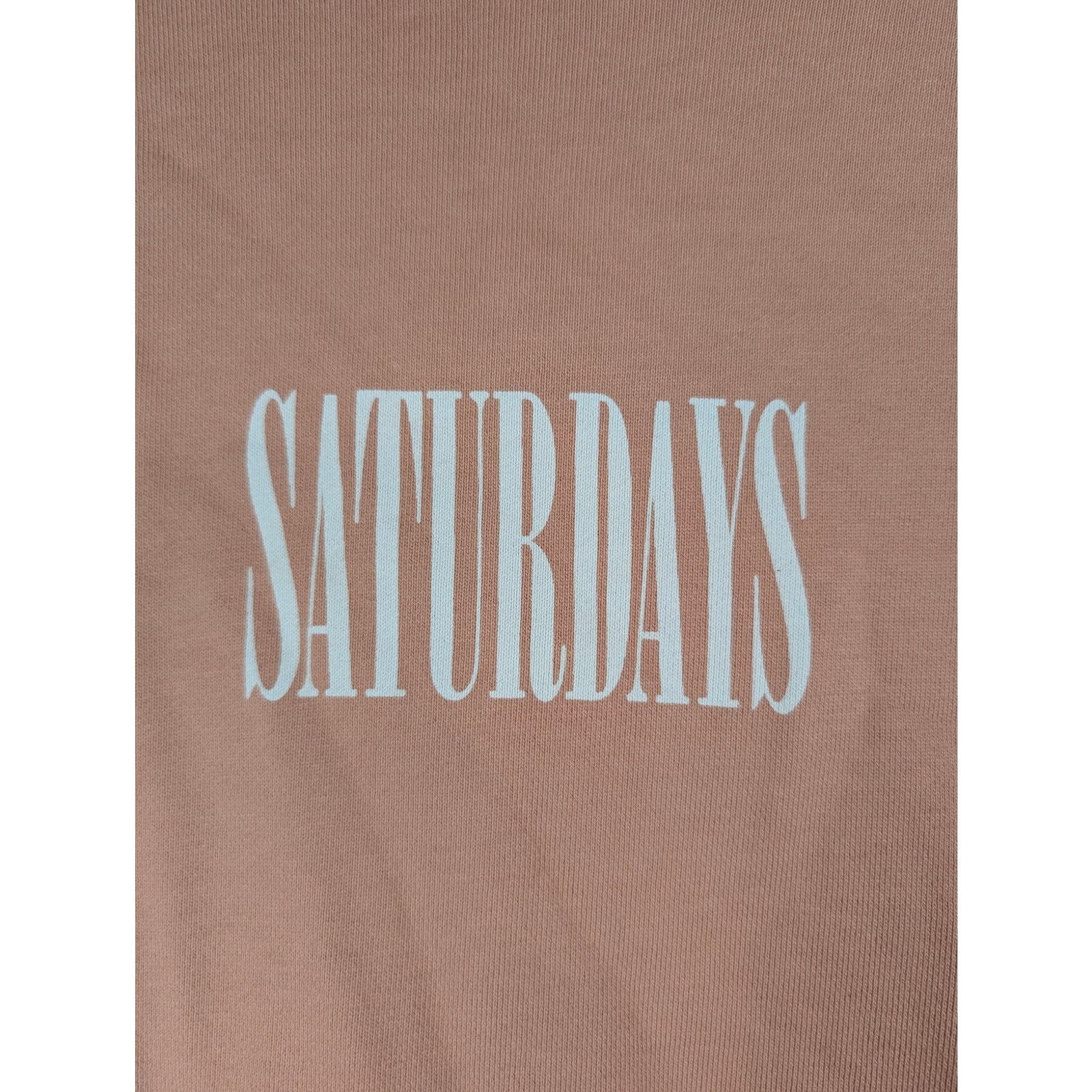 Saturdays NYC Saturdays NYC Bowery Logo Print Loopback Cotton Sweatshirt Size US M / EU 48-50 / 2 - 7 Thumbnail