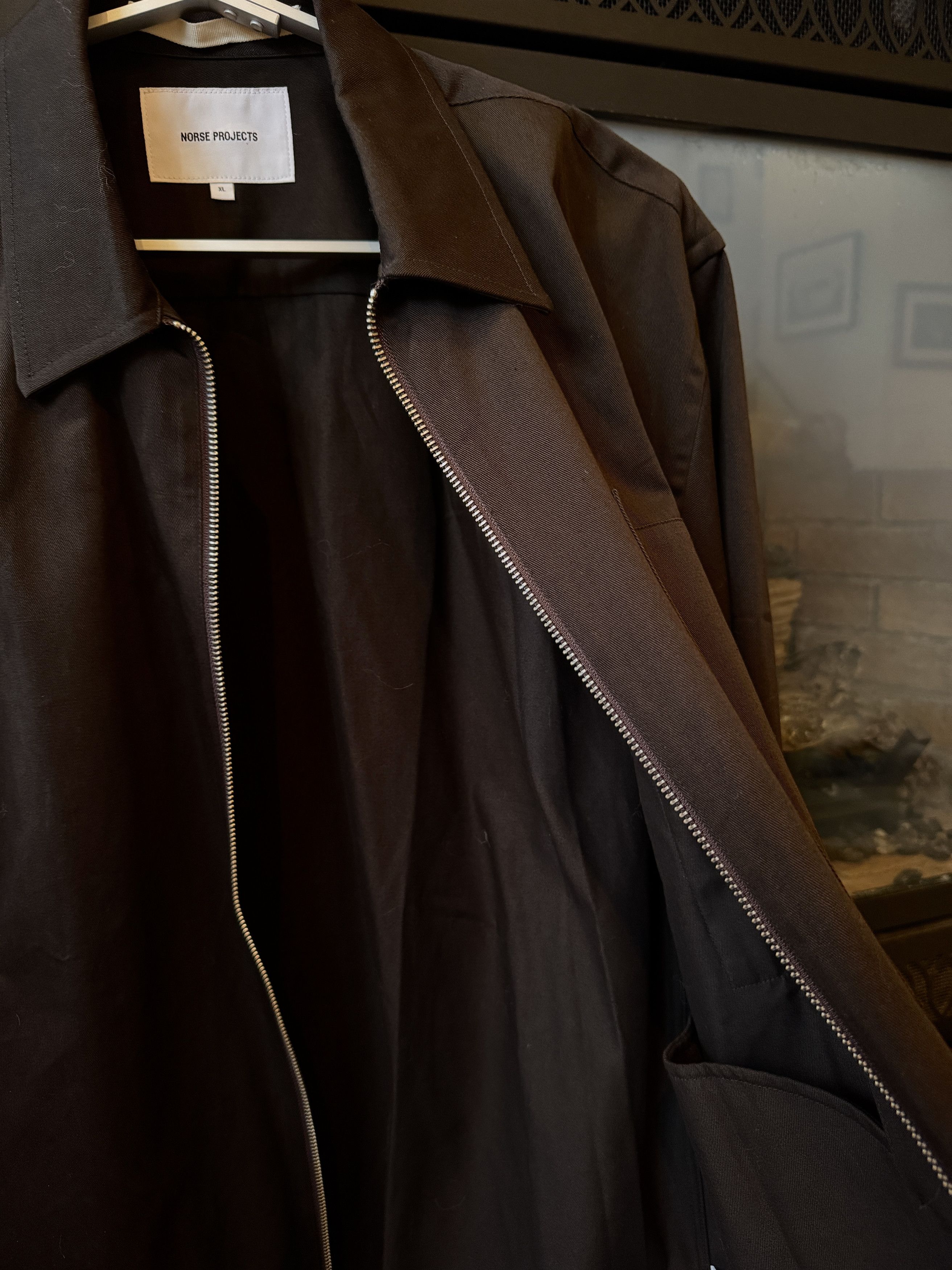Norse Projects BRAND NEW Norse Projects Ulrik Zipped Overshirt Size US XL / EU 56 / 4 - 9 Thumbnail