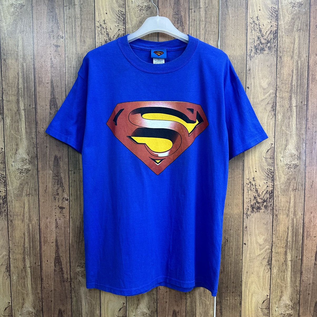DC Comics Vintage Delta Dc Superman Big Logo Tshirt A809 Size US M / EU 48-50 / 2 - 1 Thumbnail