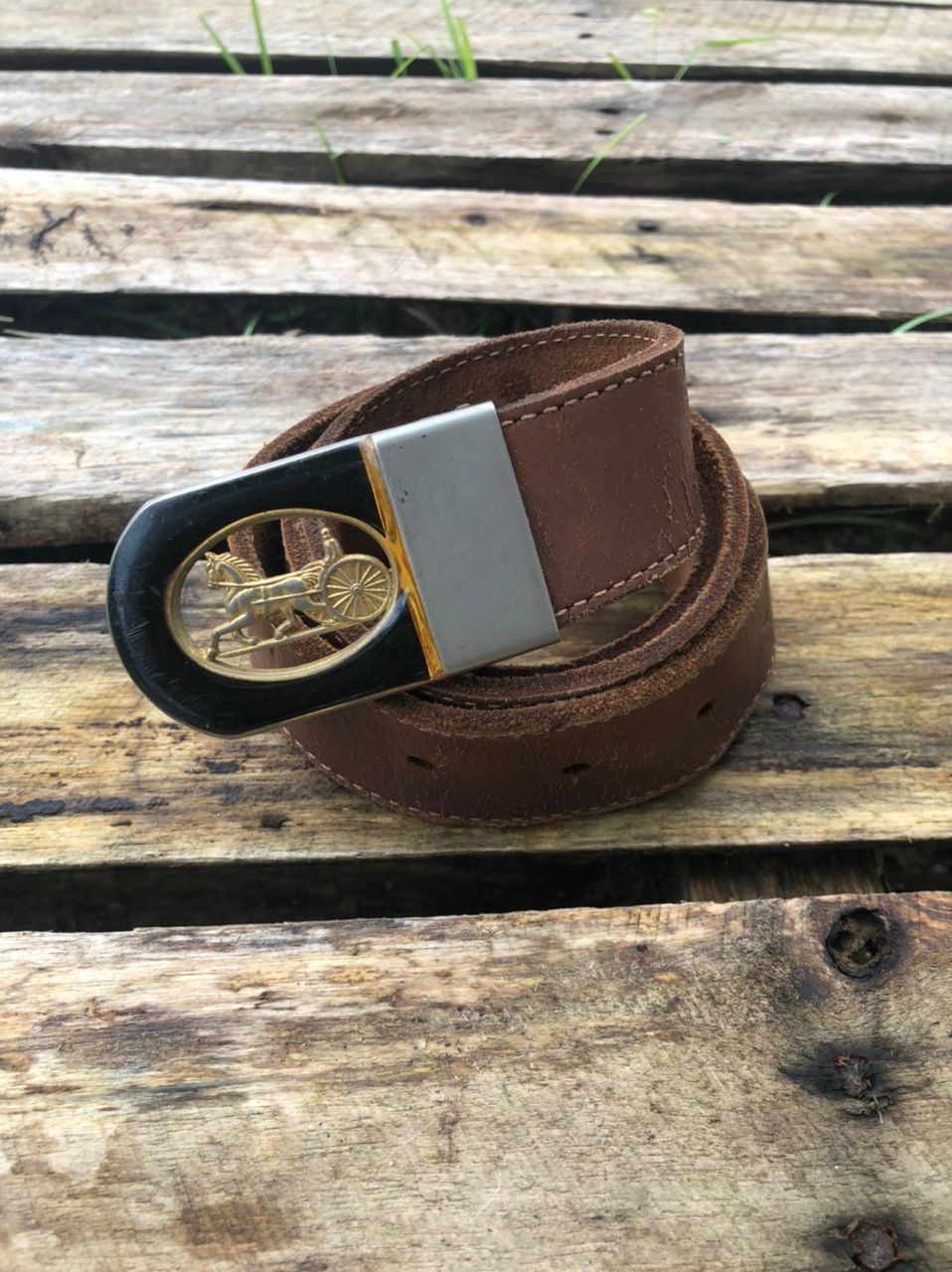 Celine × Vintage Vintage Celine Leather Belt Size ONE SIZE - 1 Thumbnail