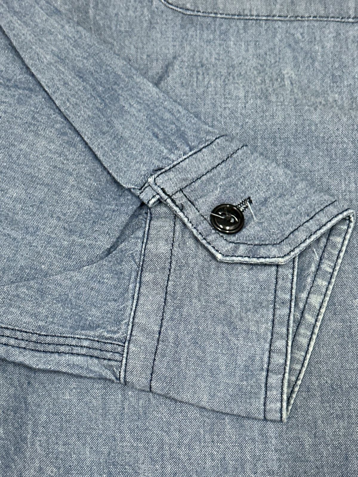 Engineered Garments Engineered Garments Work Shirt In Indigo Cotton Chambray Size US M / EU 48-50 / 2 - 11 Thumbnail