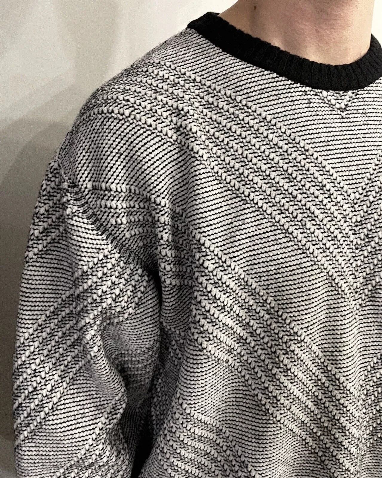 Cortigiani Cortigiani Wool Sweater Mens Gray Pullover Knit size IT-54 Size US M / EU 48-50 / 2 - 6 Thumbnail
