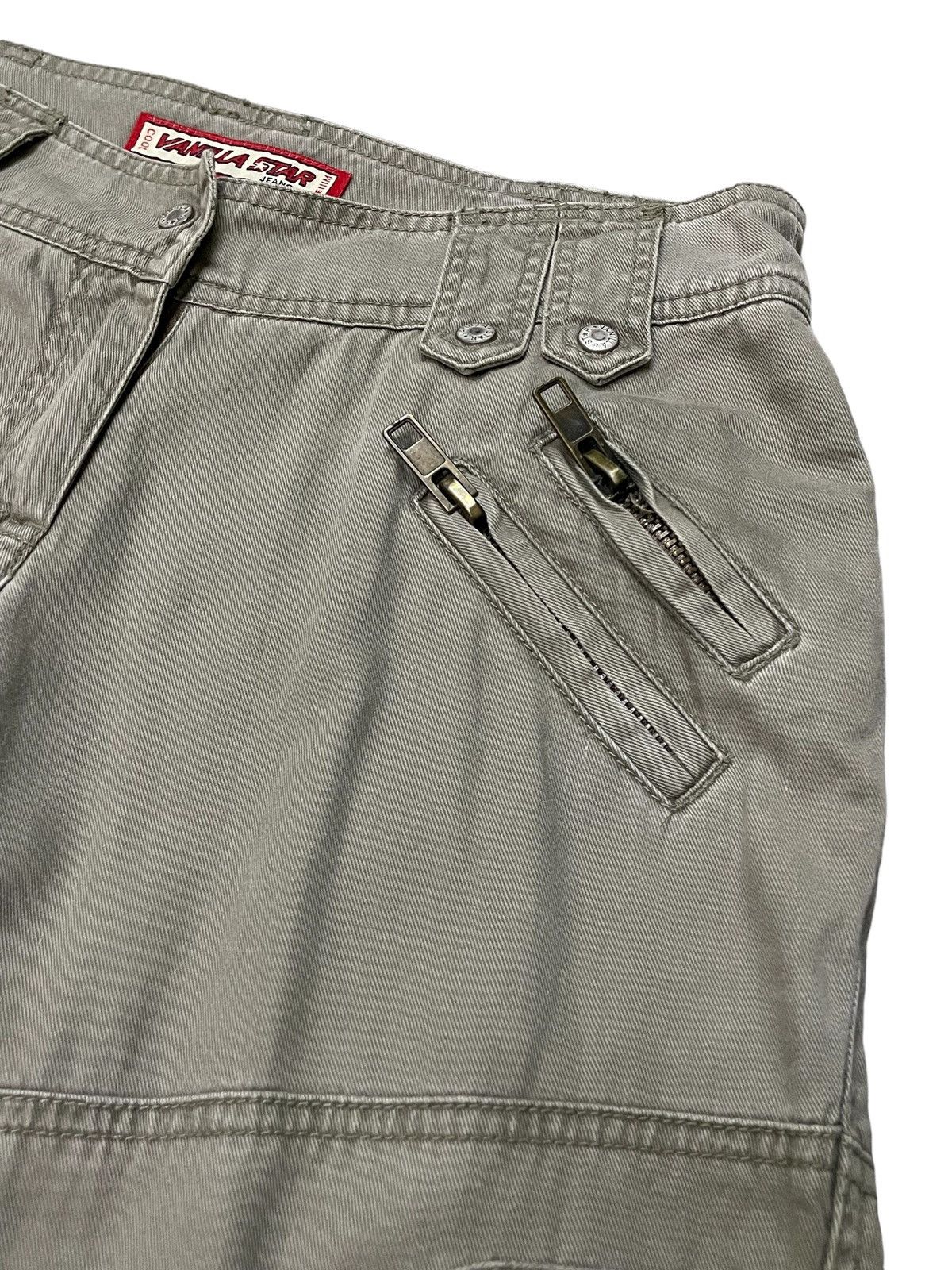 Le Grande Bleu (L.G.B.) × PPFM × Tete Homme Vanilla Star Japan Flared Gask Multi Pocket Cargo Pants Size US 30 / EU 46 - 16 Thumbnail