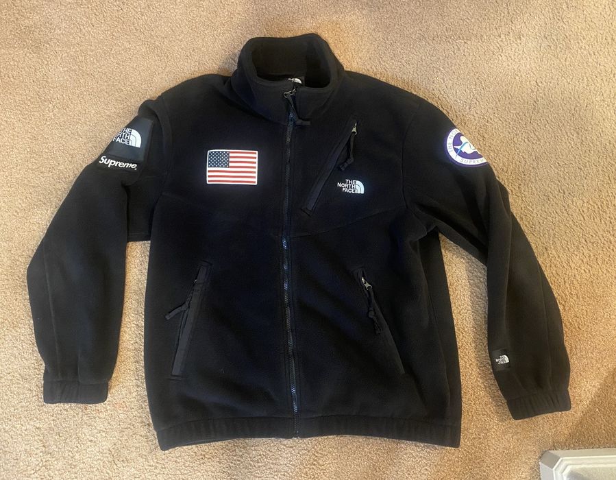 Supreme Supreme North Face Trans Antartica Jacket Fleece Black XL