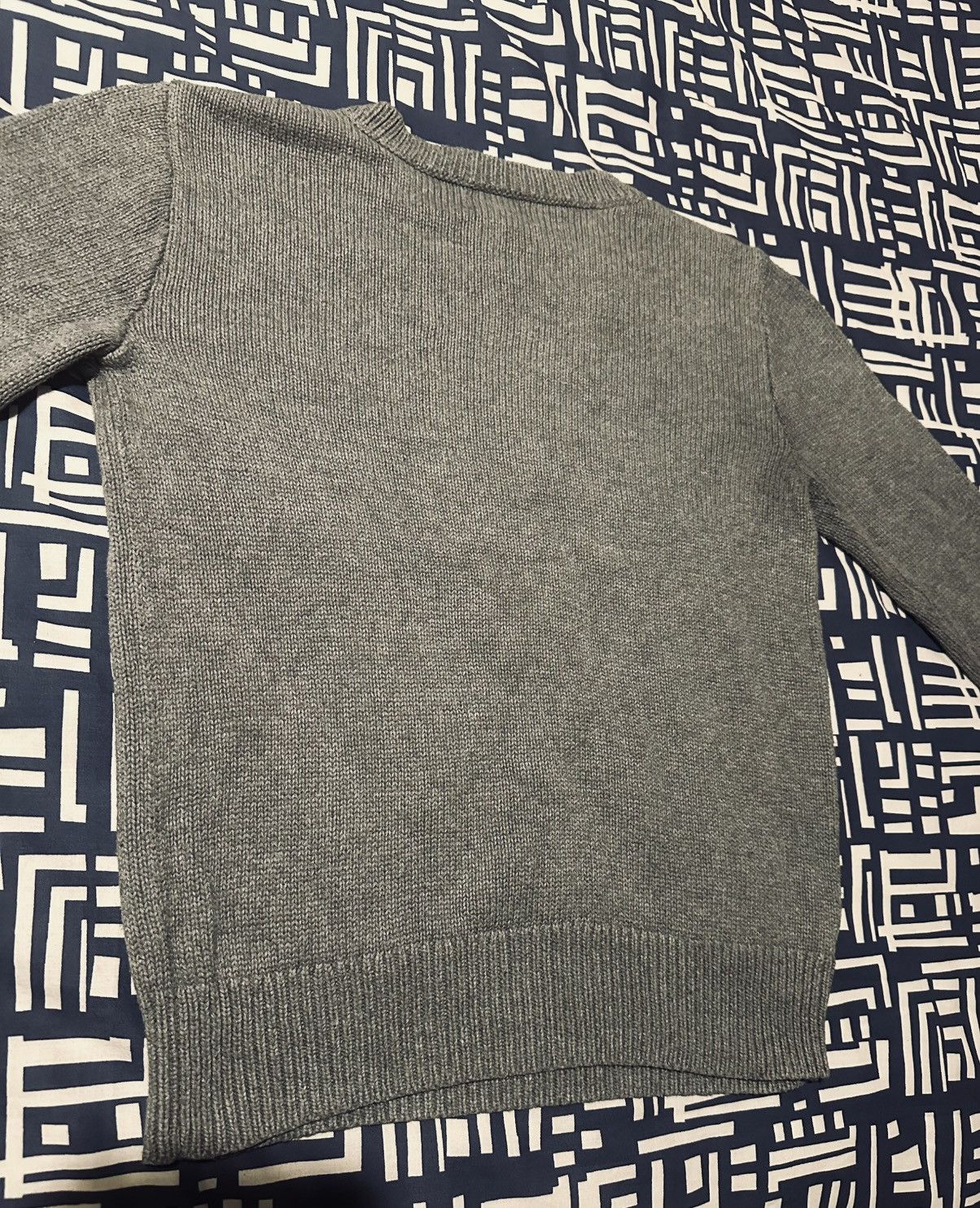 Chaps Ralph Lauren × Vintage VINTAGE Ralph Lauren Chaps Knit royal grey jumper Size US M / EU 48-50 / 2 - 2 Thumbnail
