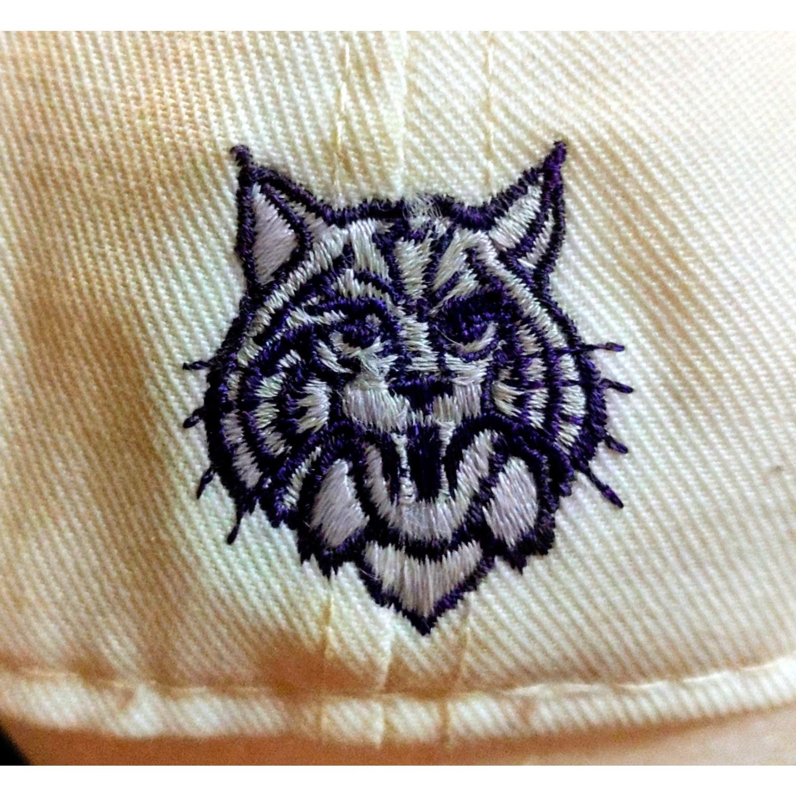 Vintage VINTAGE Kansas State Wildcats Baseball Cap USA Made Pro Line Adult Size 7 3/8 White Cotton Canvas Hat Mens Size ONE SIZE - 6 Thumbnail