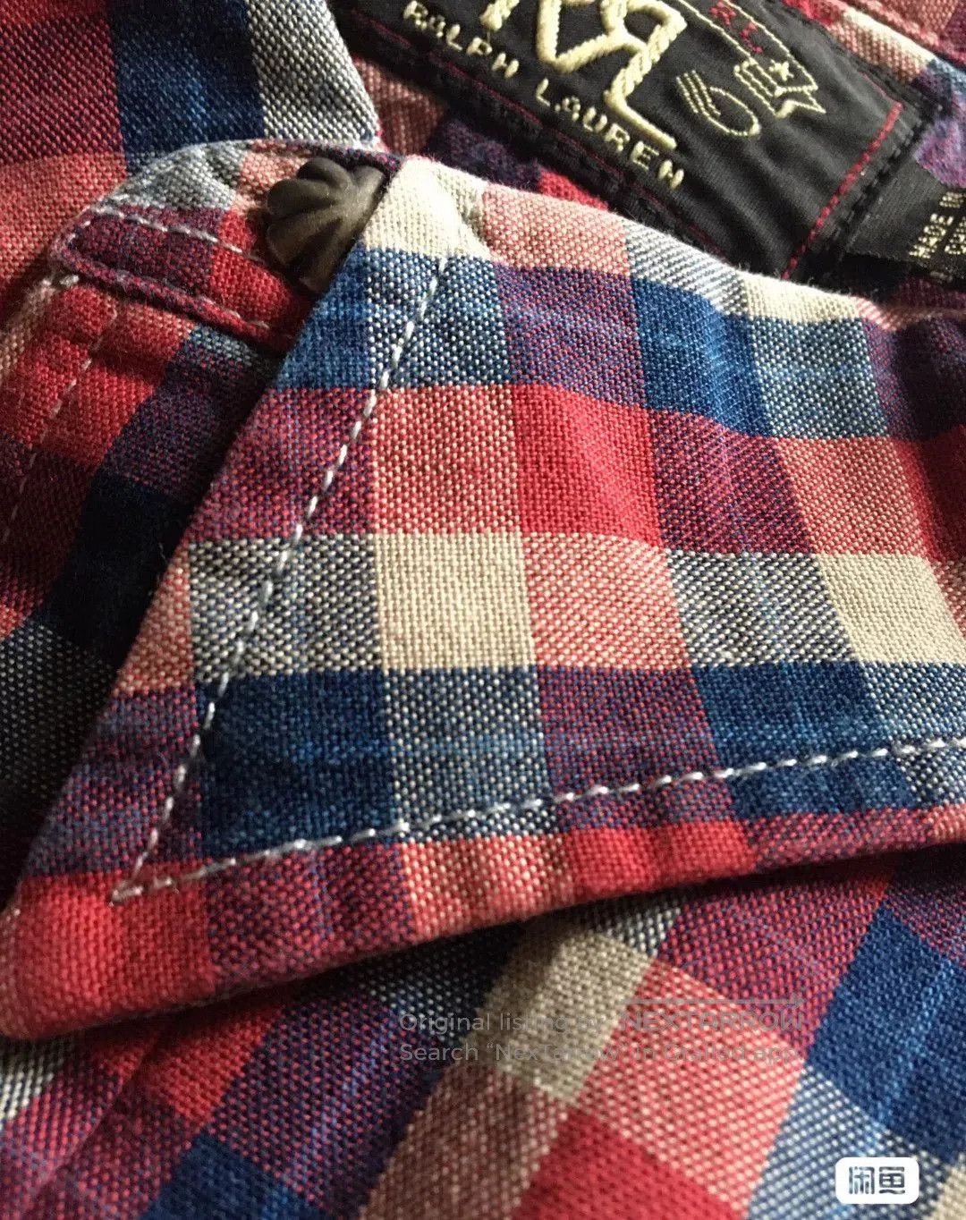 RRL Ralph Lauren RRL Plaid Shirt Red and Blue. Size US XL / EU 56 / 4 - 4 Thumbnail