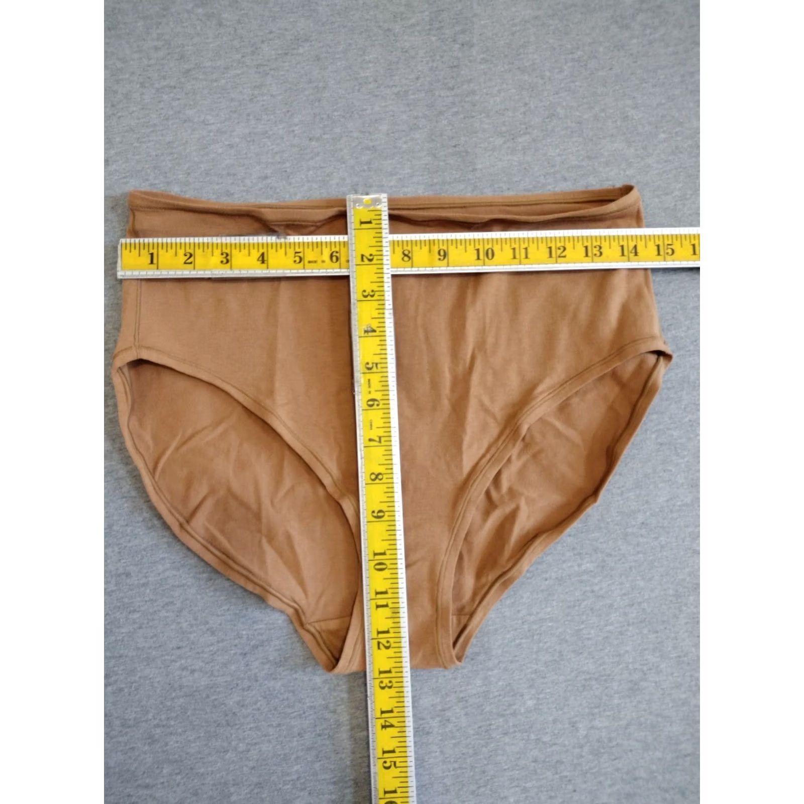 SKIMS SKIMS Women's Cotton Jersey Full Brief Size 4X Camel Panties Classic Fit High Rise Plus Women Size XXL / US 16-18 / IT 52-54 - 4 Thumbnail