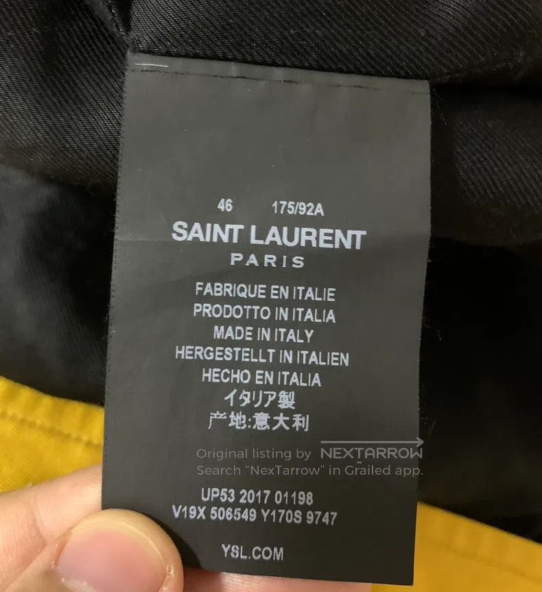 Saint Laurent Paris Saint Laurent Paris Golden Ethnic Braided Jacket Size US S / EU 44-46 / 1 - 4 Thumbnail
