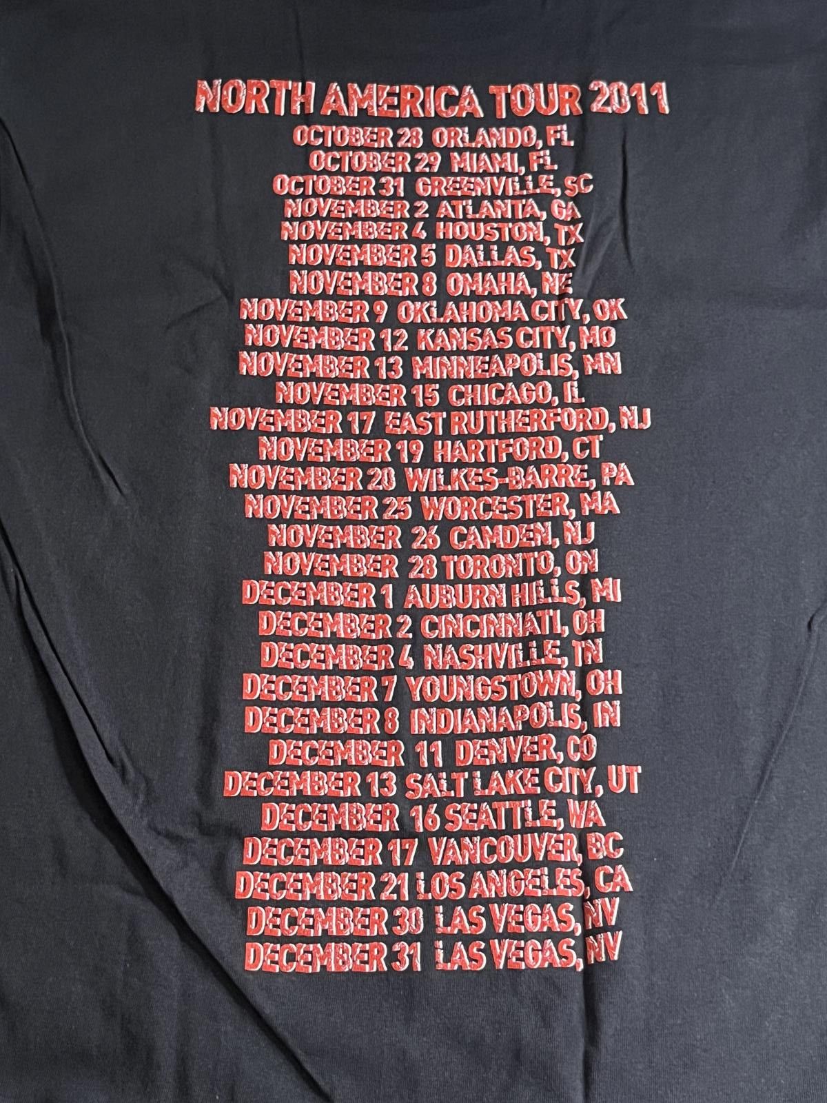 Designer Guns n Roses T-shirtCartoon 2011 GNR Tour T-shirt - M Size US M / EU 48-50 / 2 - 5 Thumbnail