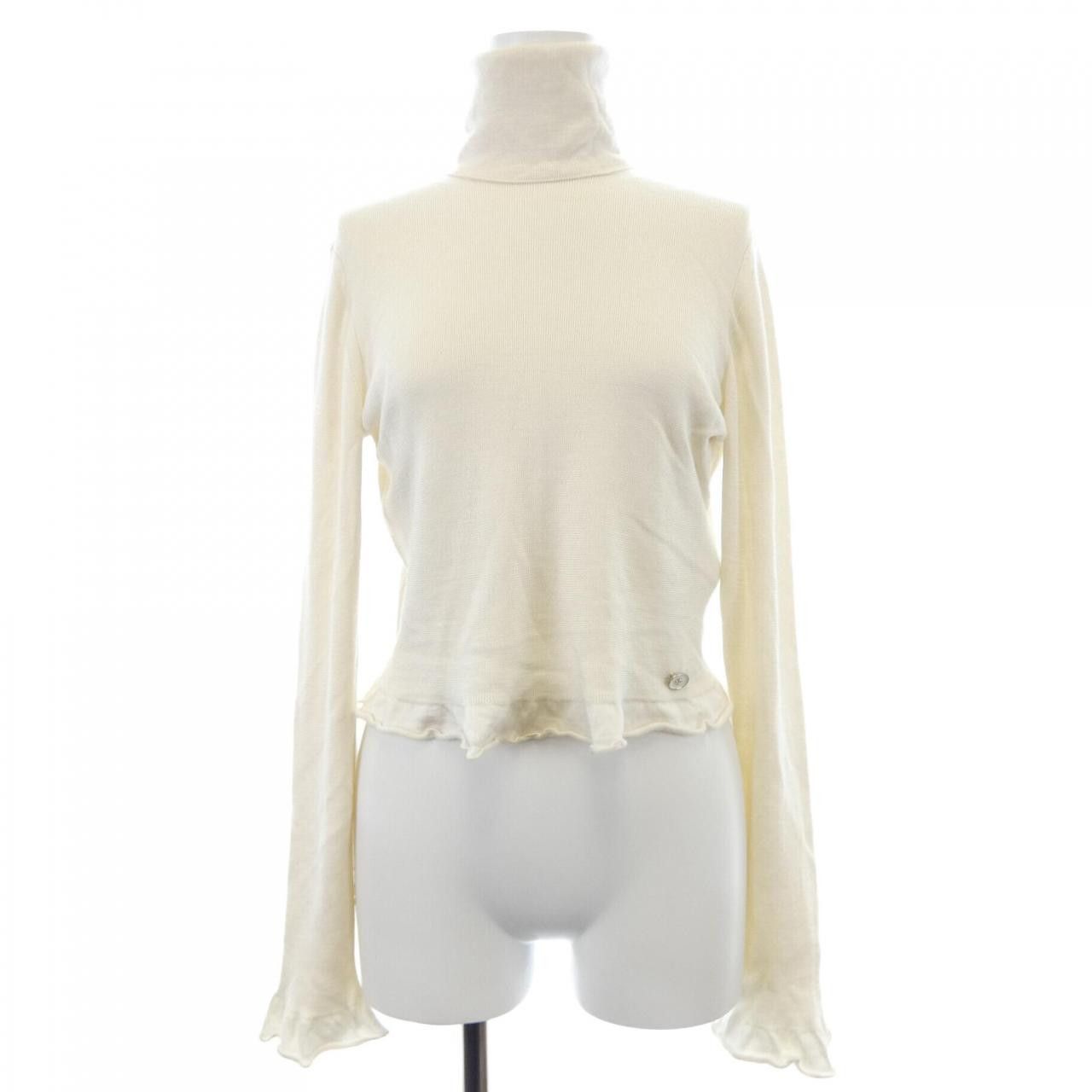 Chanel Chanel LOOK4 Silk Cashmere Knitwear Textile Tops P75755K10853 DUTY FREE for USA