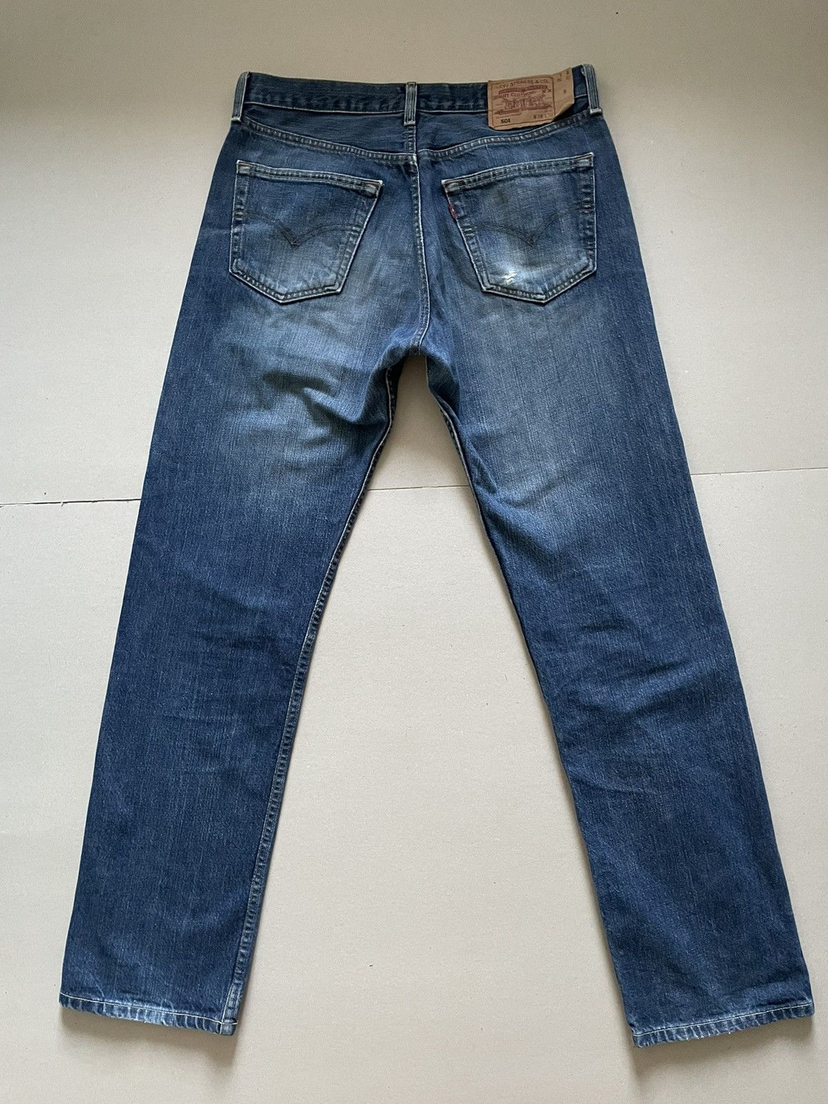 Vintage Levis Jeans 501 Distressed Denim