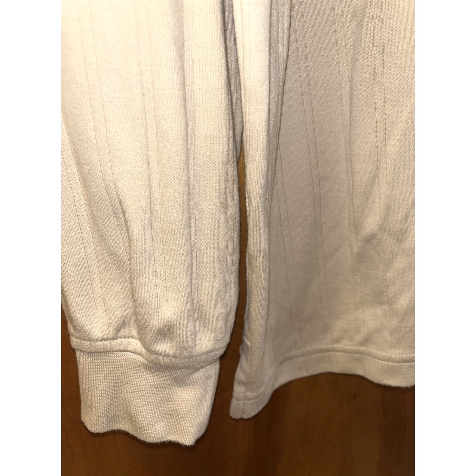Vintage VINTAGE L.L. Bean Polo Shirt Beige Striped Long Sleeve Adult Medium Outdoor Preppy Mens Size US M / EU 48-50 / 2 - 3 Thumbnail
