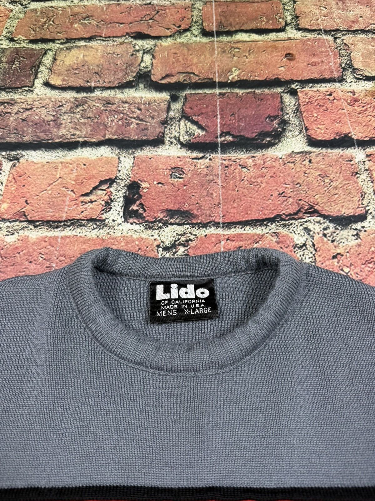 Other Vintage LIDO Sports 100% Wool Sweater USA Red Ski 80s 90s Size US XL / EU 56 / 4 - 7 Thumbnail
