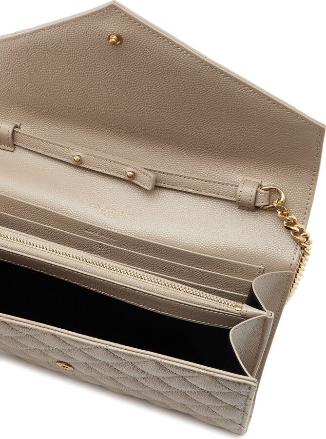 Saint Laurent Paris o1b1hav110425 Size: OS / Cassandre Chain Wallet Leather Size ONE SIZE - 6 Thumbnail