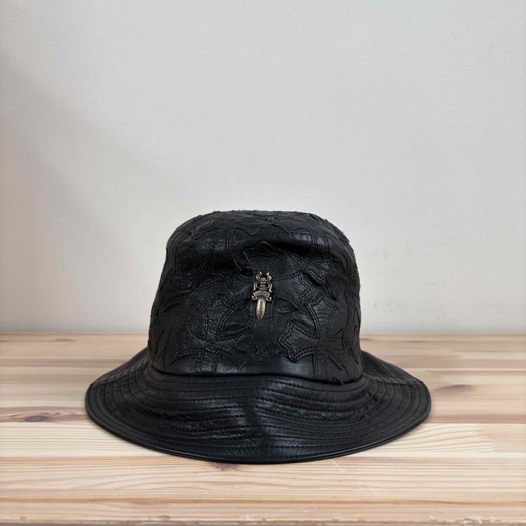 Chrome Hearts CH Cross Patch Bucket Hat Size ONE SIZE - 1 Thumbnail