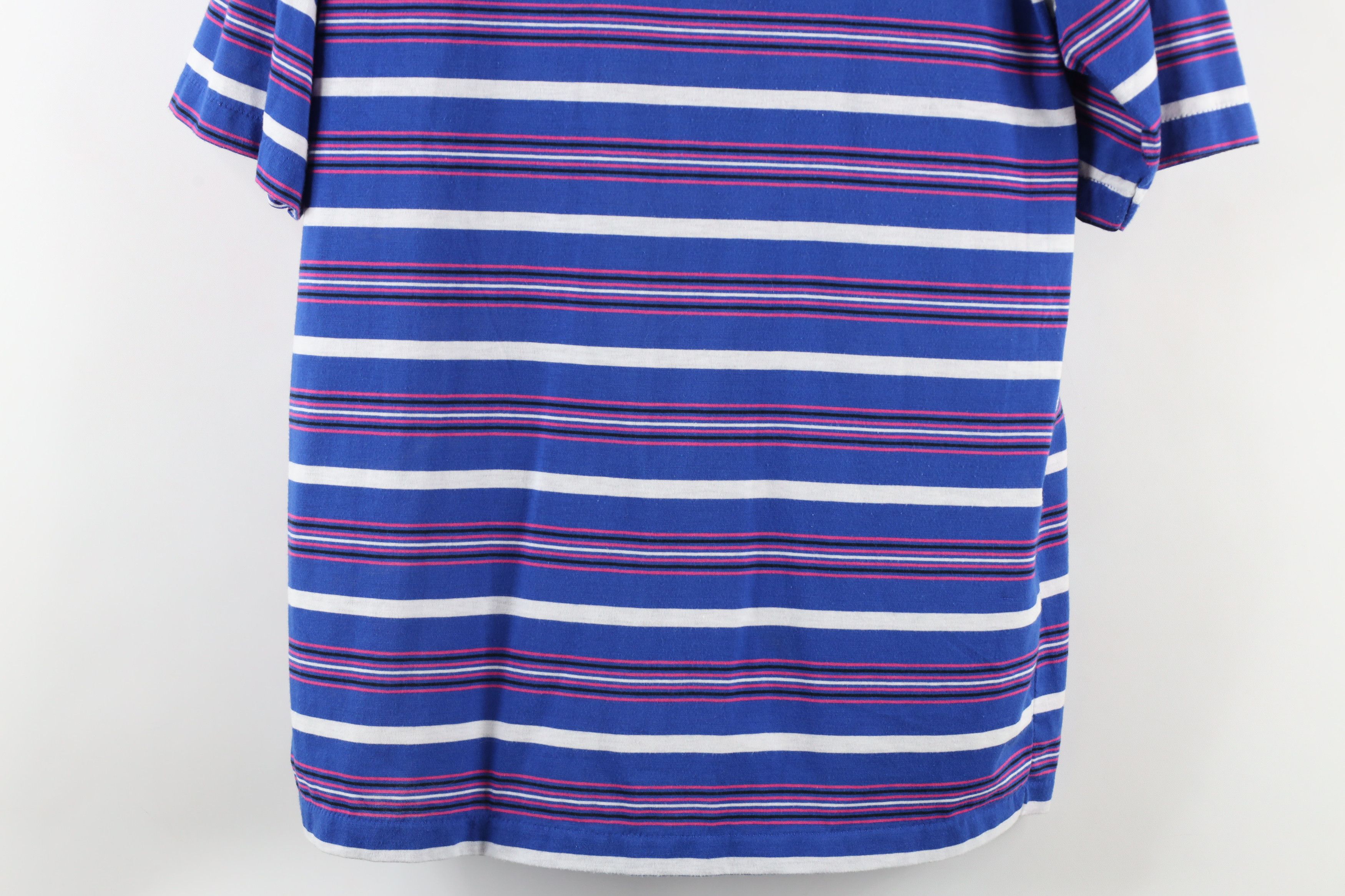 Vintage Vintage 70s Streetwear Striped Knit Collared Golf Polo Shirt Size US M / EU 48-50 / 2 - 11 Thumbnail