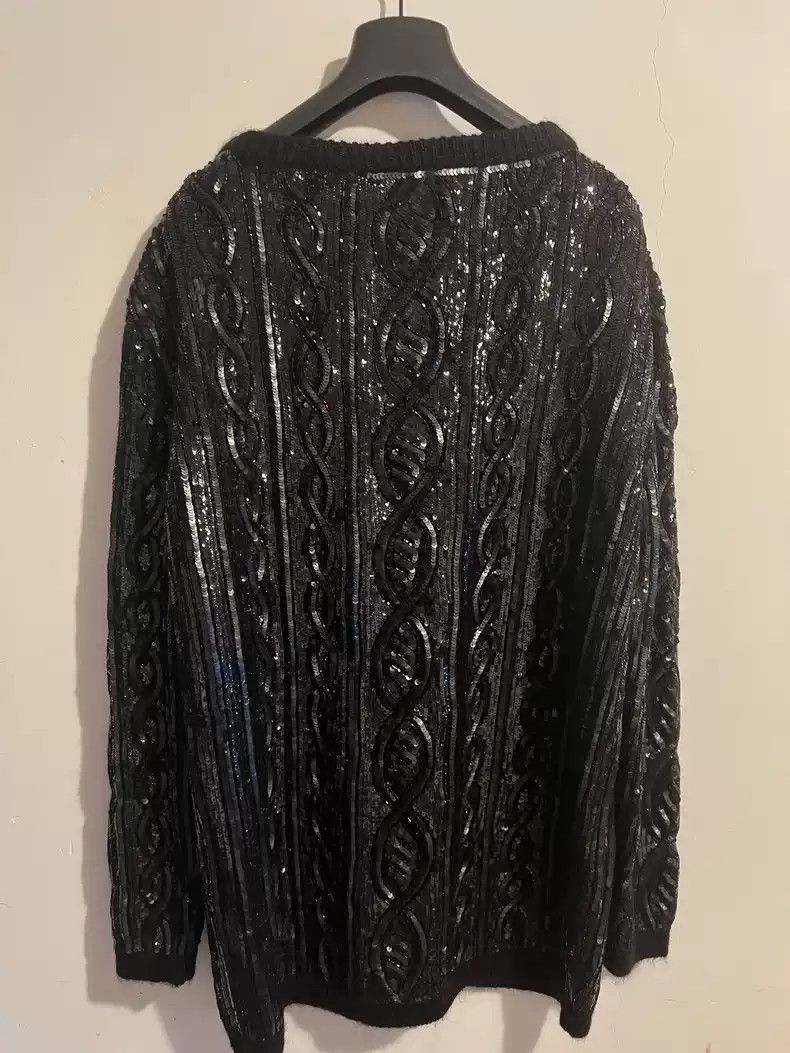 Saint Laurent Paris Saint Laurent Paris 2013FW Black Scaly Sweater-2505 Size US S / EU 44-46 / 1 - 4 Thumbnail