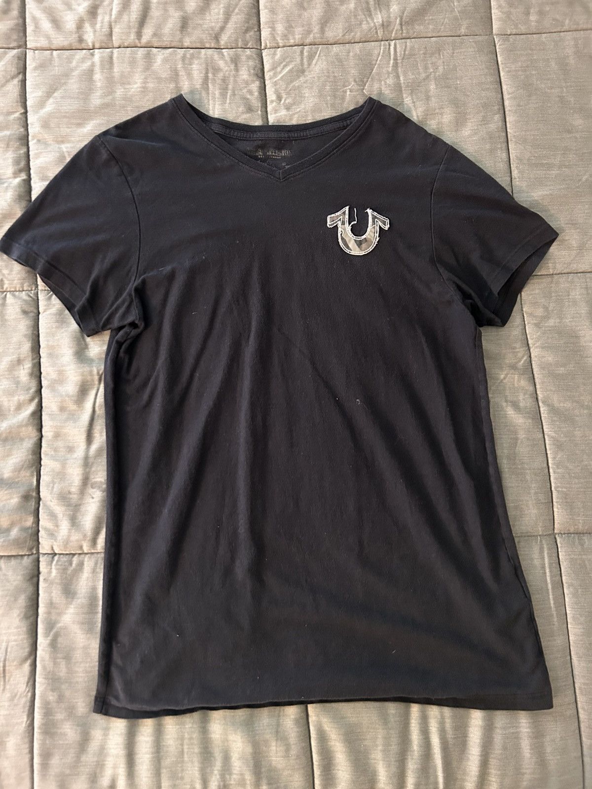 True Religion × Vintage True Religion Vintage V-Neck tee Size US S / EU 44-46 / 1 - 1 Thumbnail