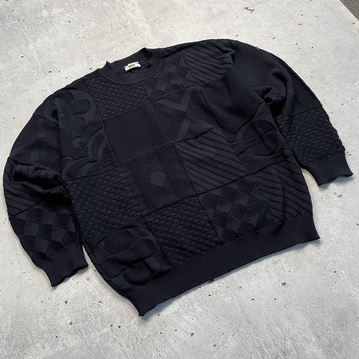 Hugo Boss × Vintage Vintage 90’s Hugo Boss knit Sweater y2k Size US L / EU 52-54 / 3 - 3 Thumbnail