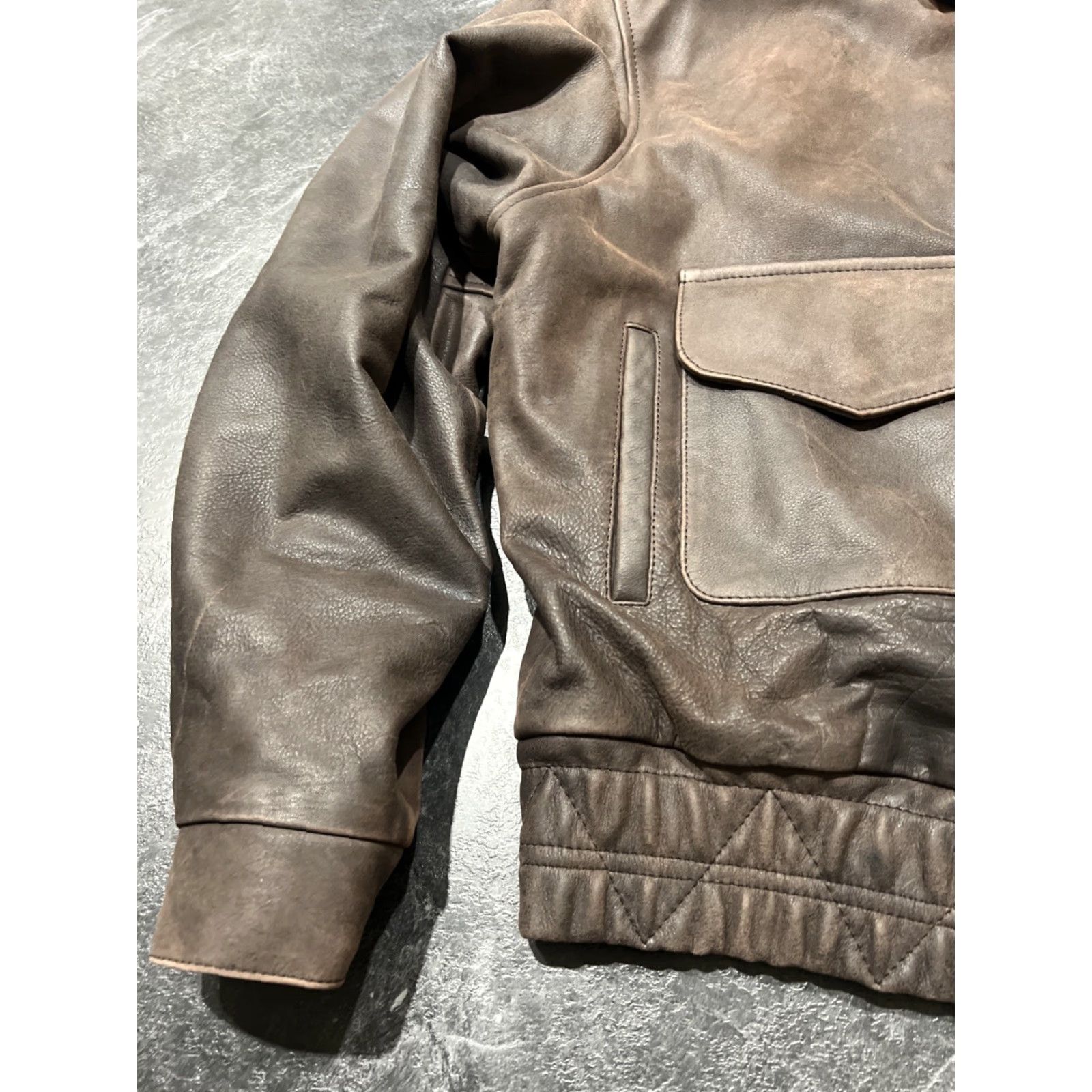 Vintage VINTAGE Flight Saxon Leather Red Baron Stearman Squadron Bomber Jacket Adult 2XL Red Mens Size US XXL / EU 58 / 5 - 5 Thumbnail