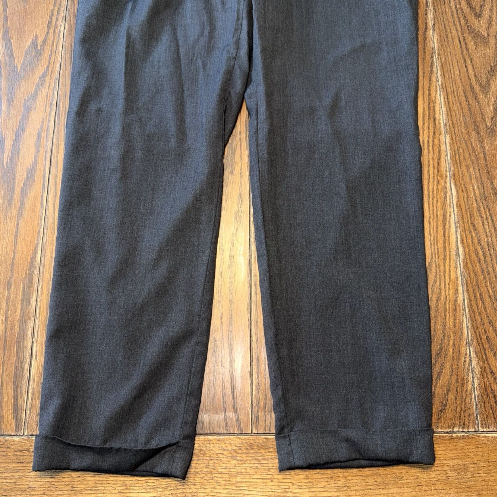 Ermenegildo Zegna Ermenegildo Zegna Pants Men 36x31 Wool Dress Dark Gray Mens Size US 36 / EU 52 - 2 Thumbnail