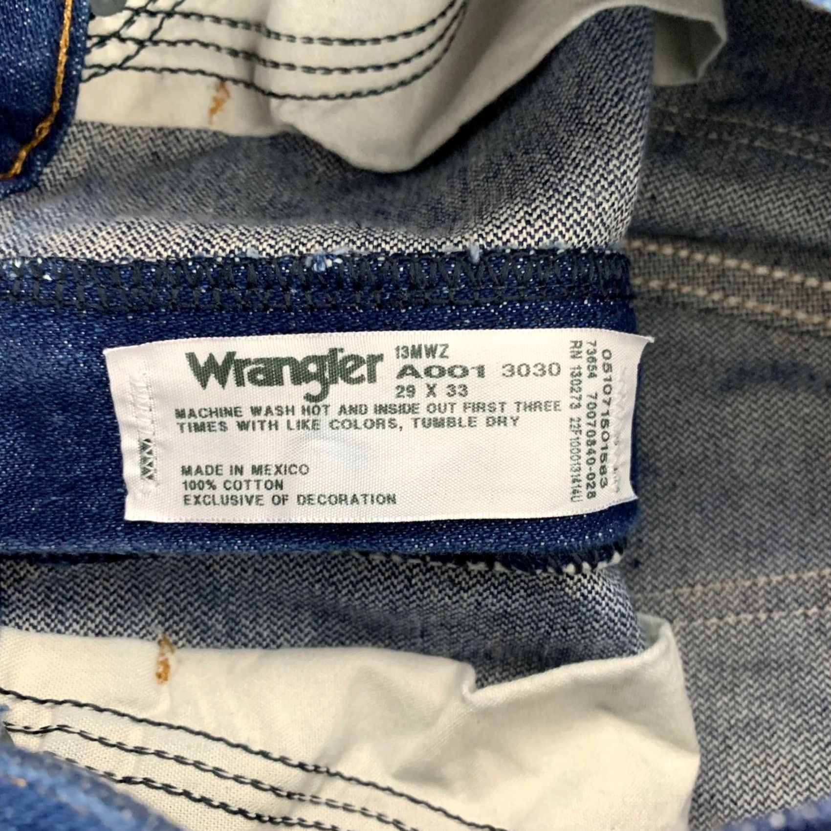 Wrangler - "Wrangler 13MWZ" is the core brand Size US 29 - 3 Thumbnail