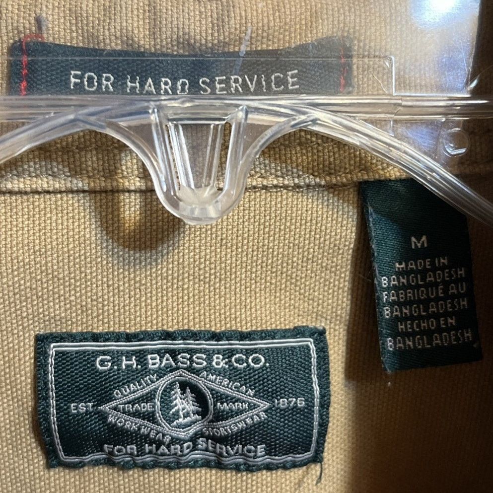 G.H. Bass & Co. G. H. Bass & Co. LS Cotton Button Up Men’s Canvas Shirt M Size US M / EU 48-50 / 2 - 3 Thumbnail