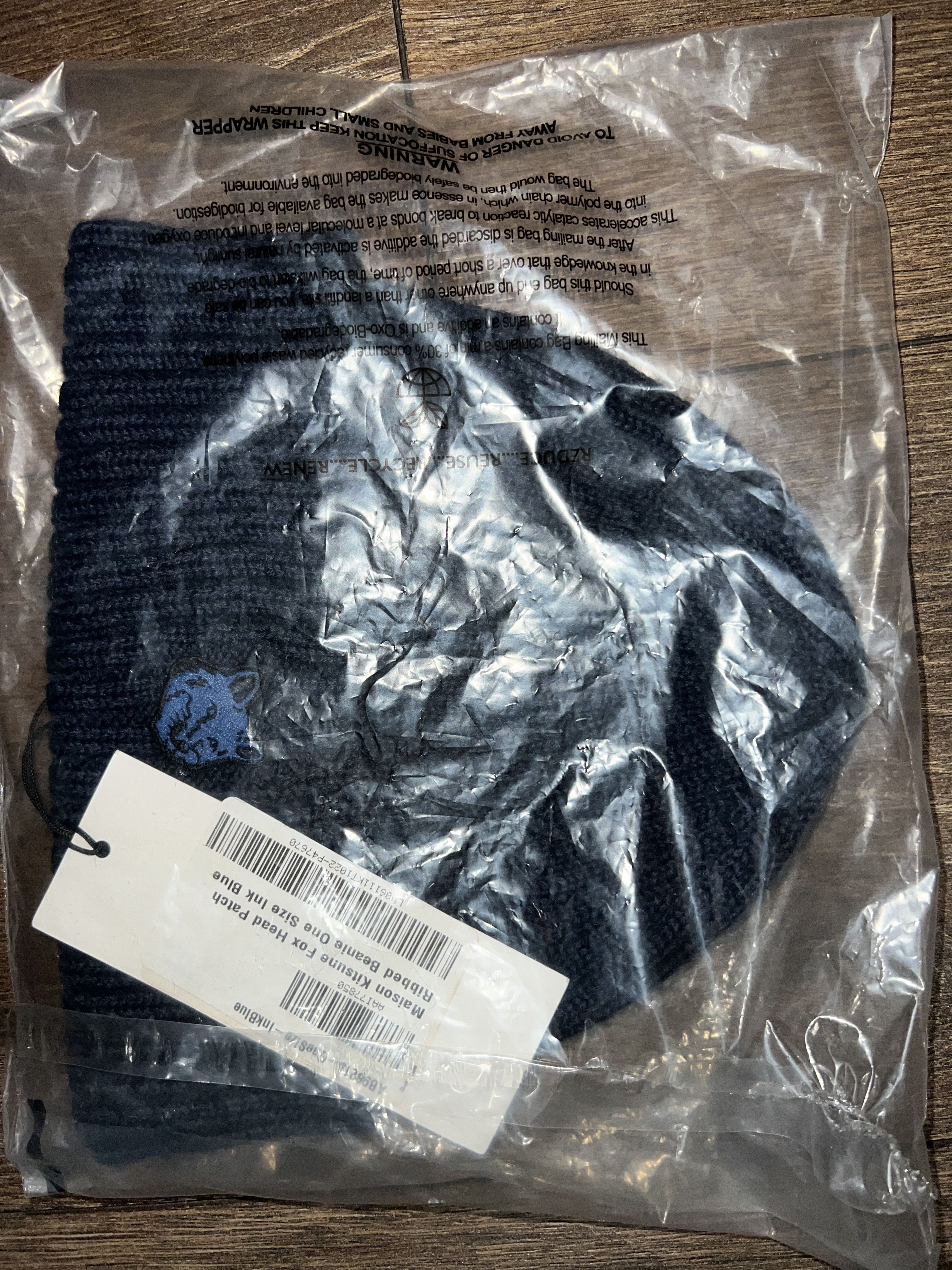 Maison Kitsune Maison Kitsune wool Beanie Fox Head Size ONE SIZE - 2 Thumbnail