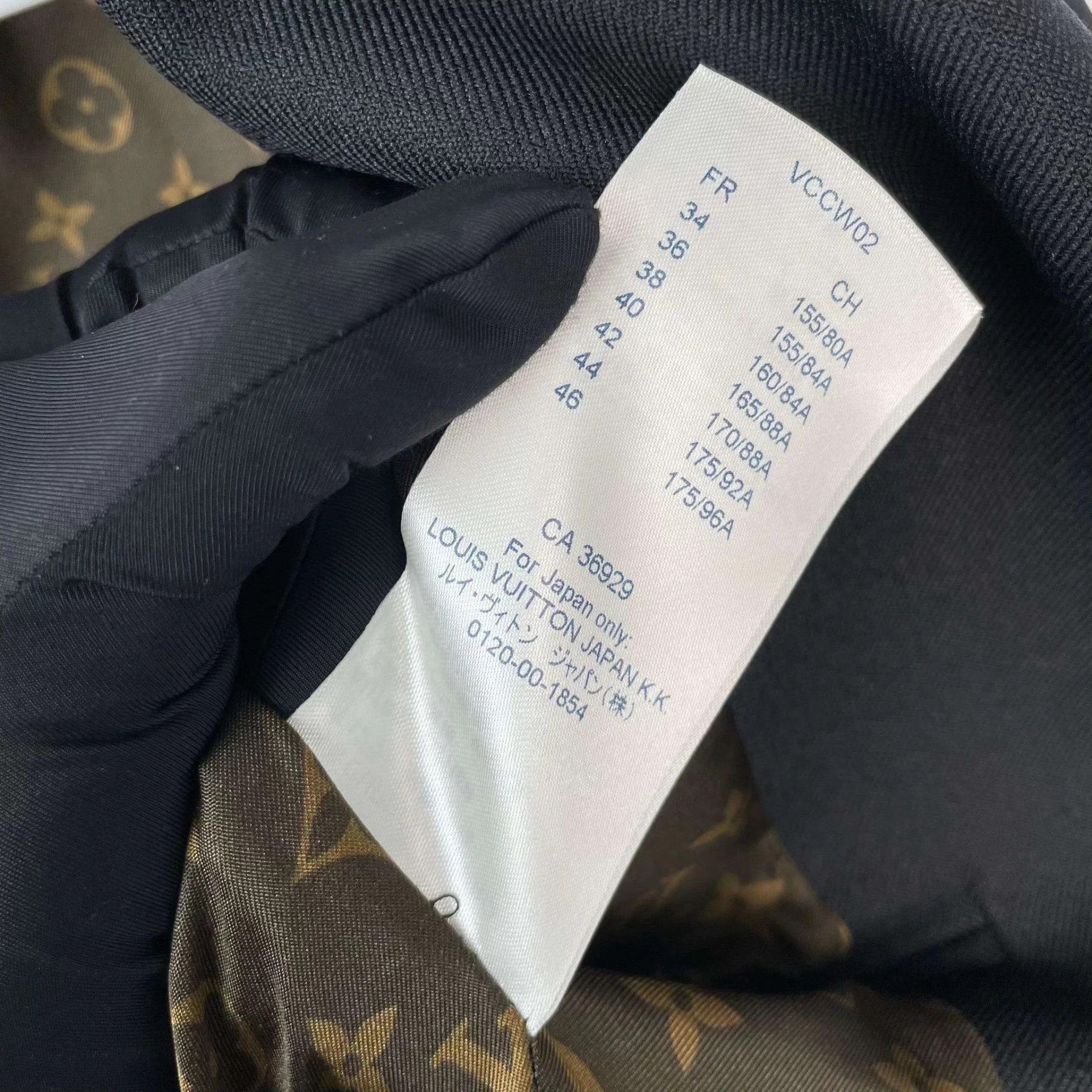 Louis Vuitton LV blazer 38 black Size S / US 4 / IT 40 - 6 Thumbnail