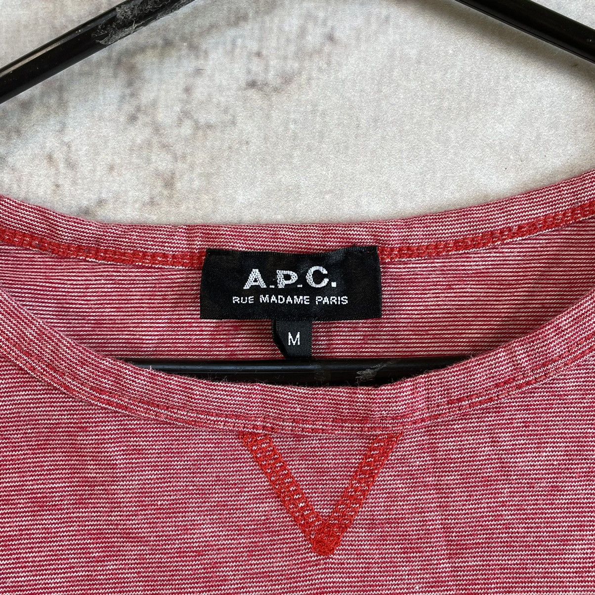 A.P.C. A.P.C. Striped Long Sleeve Tee Rue Madame Size US M / EU 48-50 / 2 - 9 Thumbnail