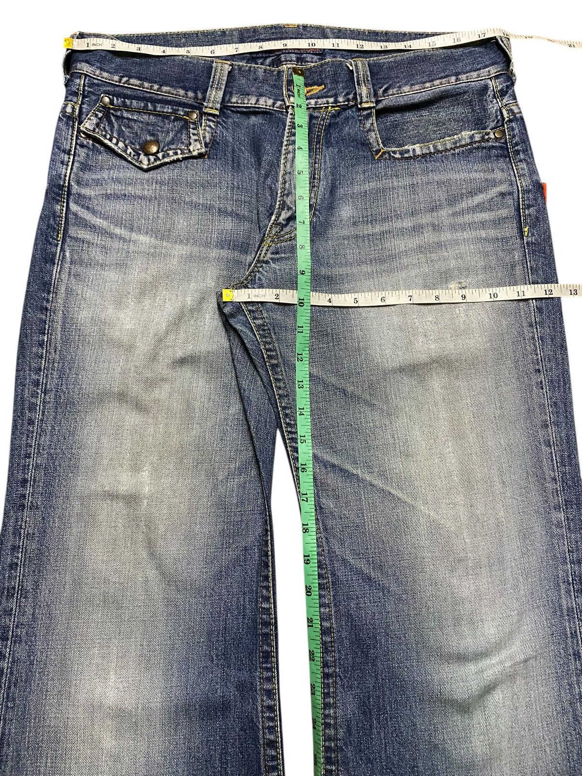 Japanese Brand Vintage Japanese Brand Revolution Faded Wash Wide Leg Jeans Size US 36 / EU 52 - 15 Thumbnail