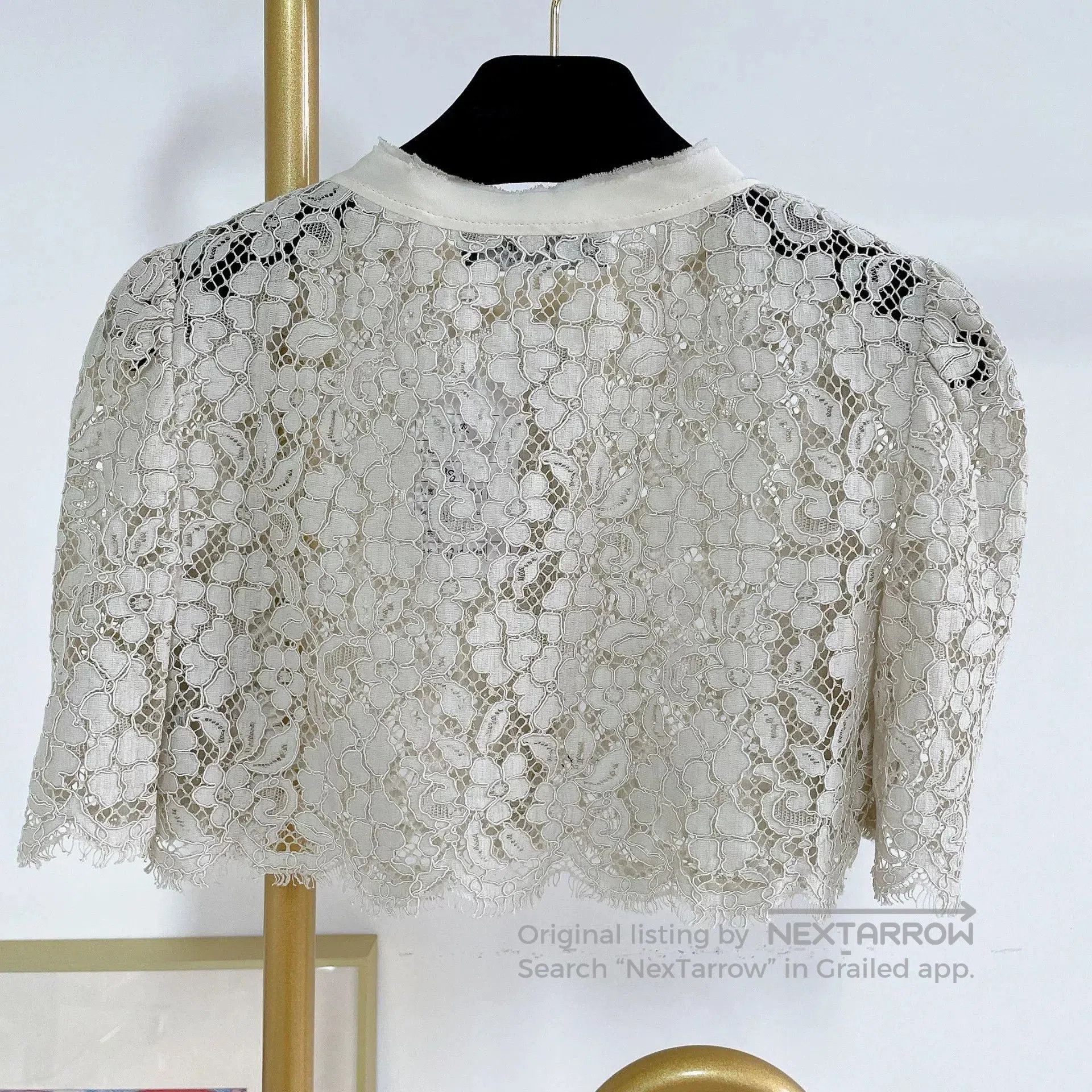Dolce & Gabbana Dolce & Gabbana White Knit Top. Size S / US 4 / IT 40 - 2 Thumbnail