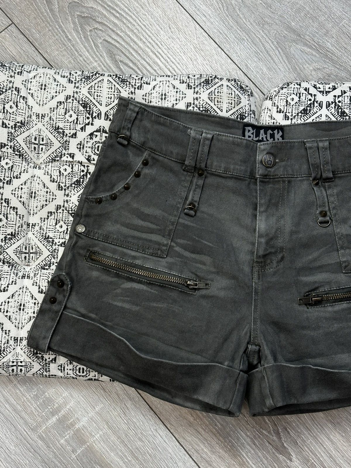 Other Designer Gothic Y2k Shorts Opium Metal Size 27" / US 4 / IT 40 - 4 Thumbnail