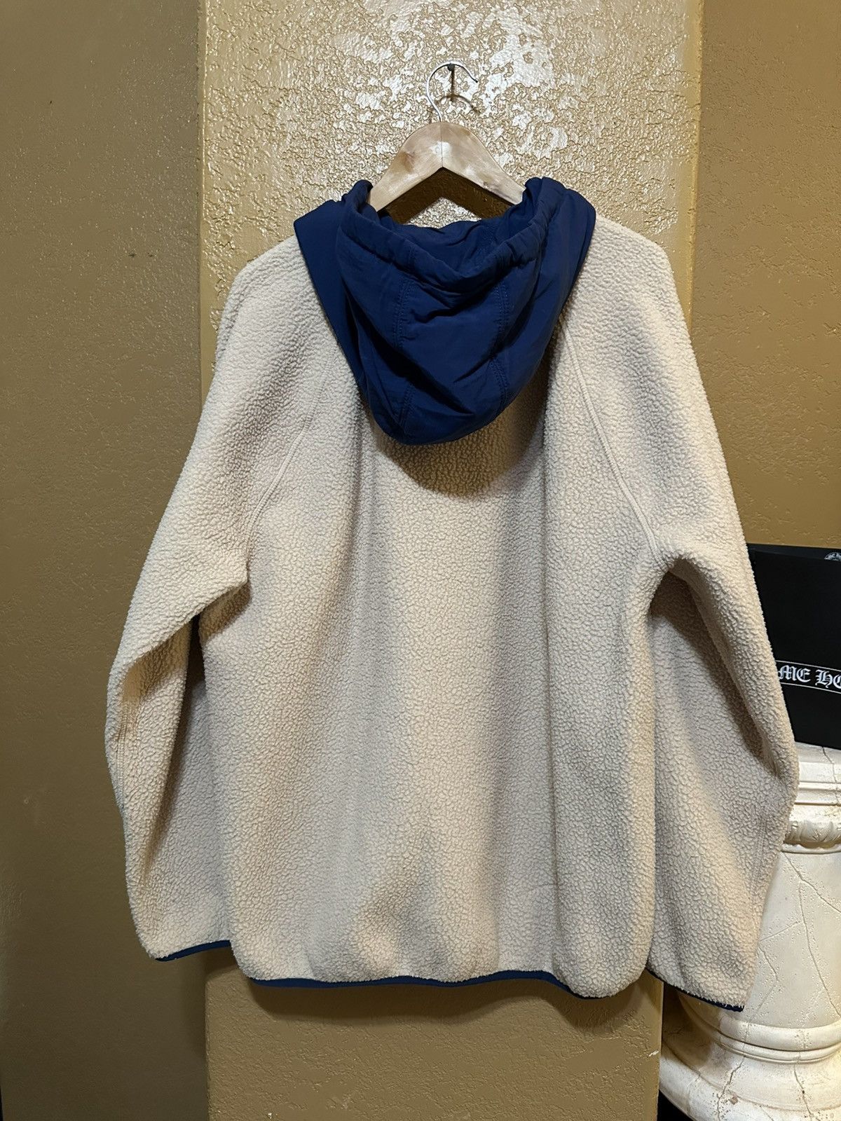 J.Crew 🔵 RARE J. Crew Nordic Sherpa Fleece Hoodie Jacket Size US XL / EU 56 / 4 - 2 Thumbnail