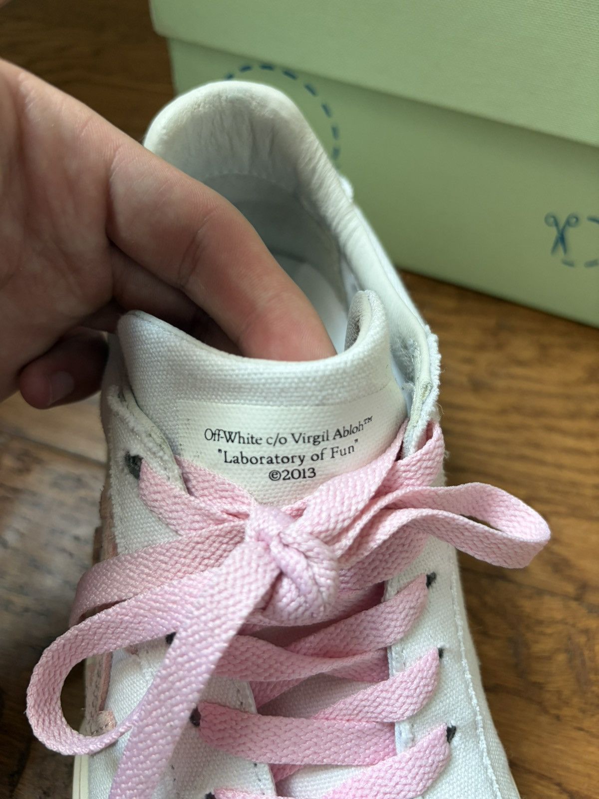 Off-White Off-White Volcanized Low White Pink Size US 8 / EU 41 - 6 Thumbnail