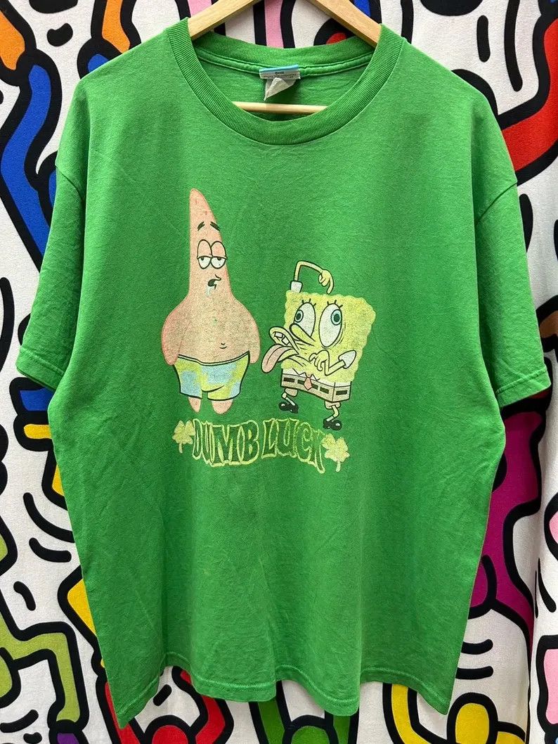 Cartoon Network Vintage 2002 SpongeBob Cartoon tshirt size XL Size US XL / EU 56 / 4 - 2 Thumbnail
