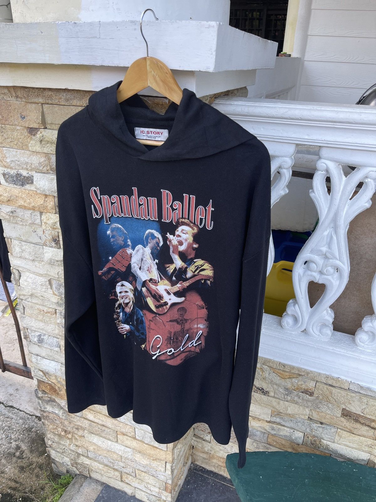 Band Tees Last Drop🔥Rare🔥Vintage y2k SPANDAU BALLET Band Hoodie Shirt Size US XL / EU 56 / 4 - 3 Thumbnail
