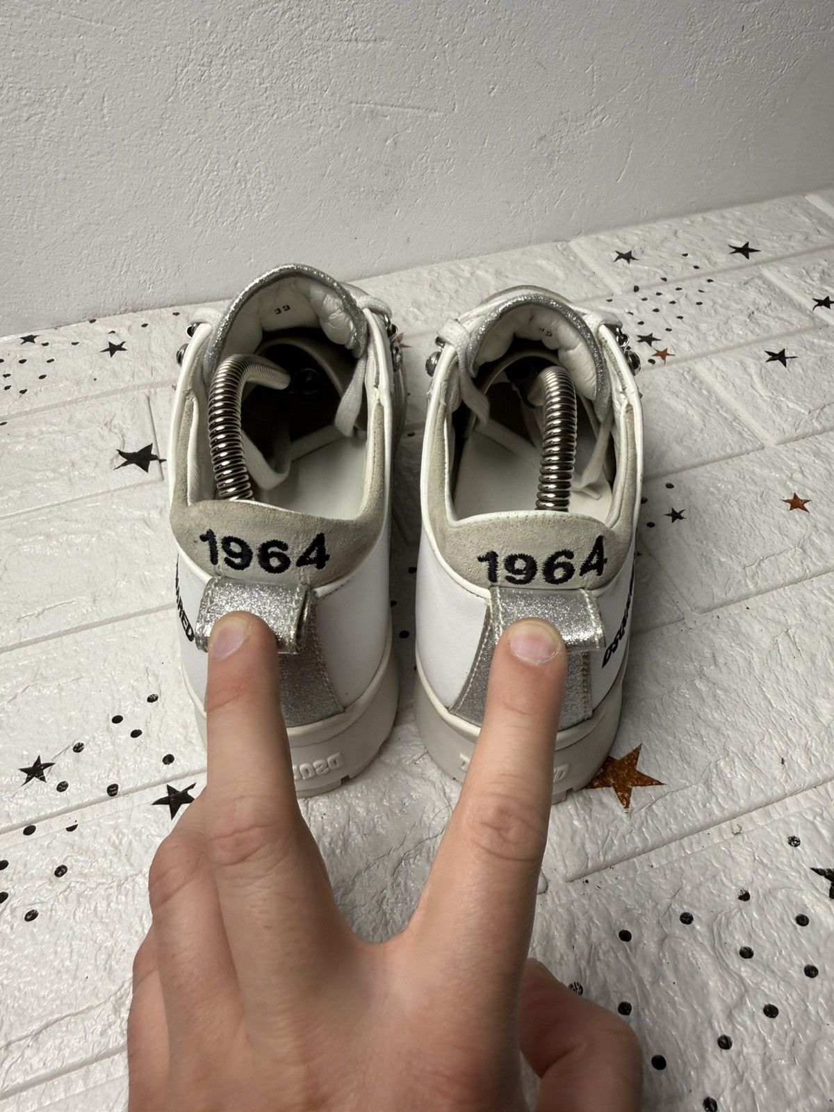 Dsquared2 Dsquared2 US8 UK5.5 EUR39 Sneakers Women's Casual White Size US 8 / IT 38 - 10 Thumbnail