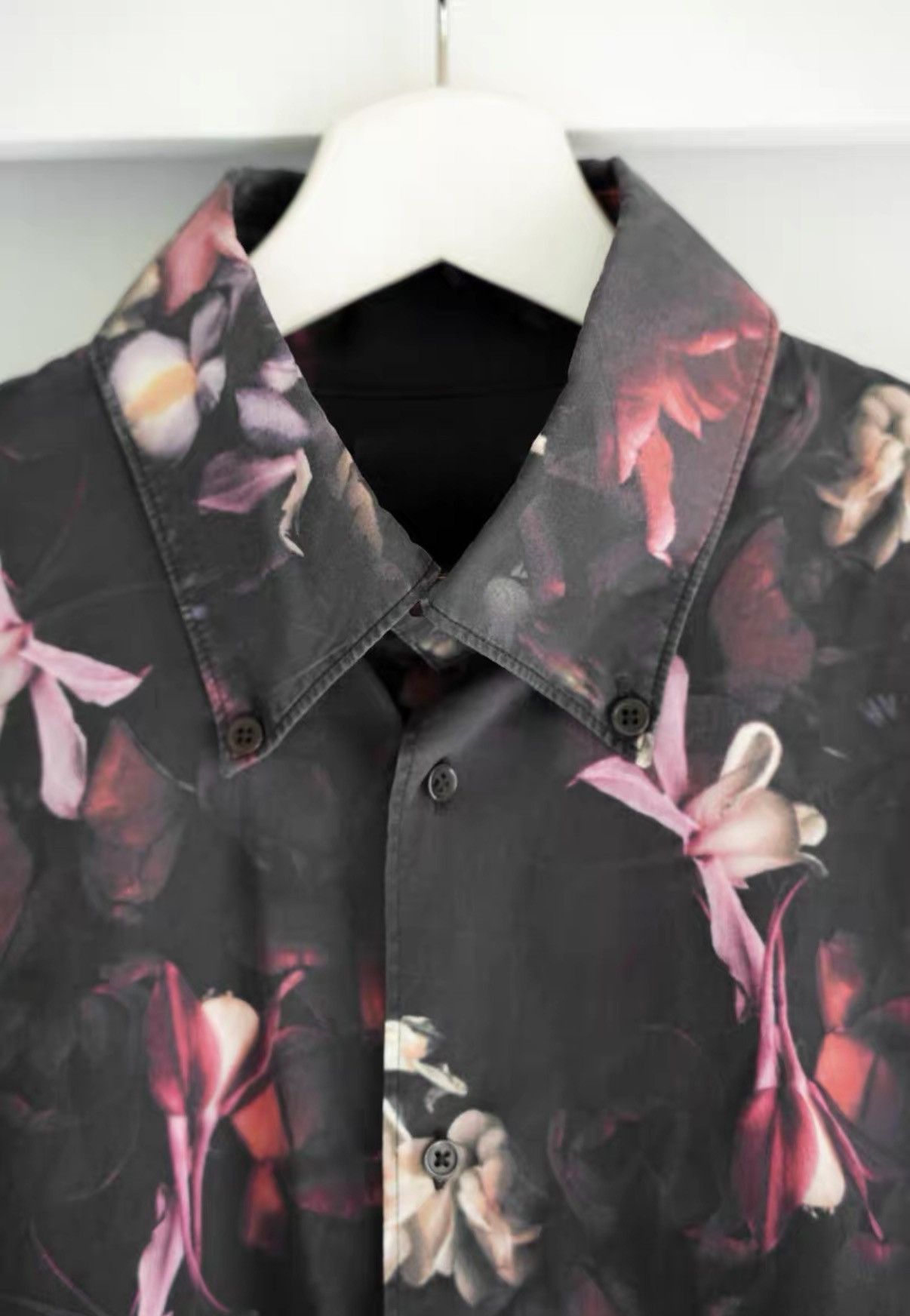 Lad Musician Lad Musician All-Over Floral Print Button-Down Shirt K4 Size US S / EU 44-46 / 1 - 3 Thumbnail