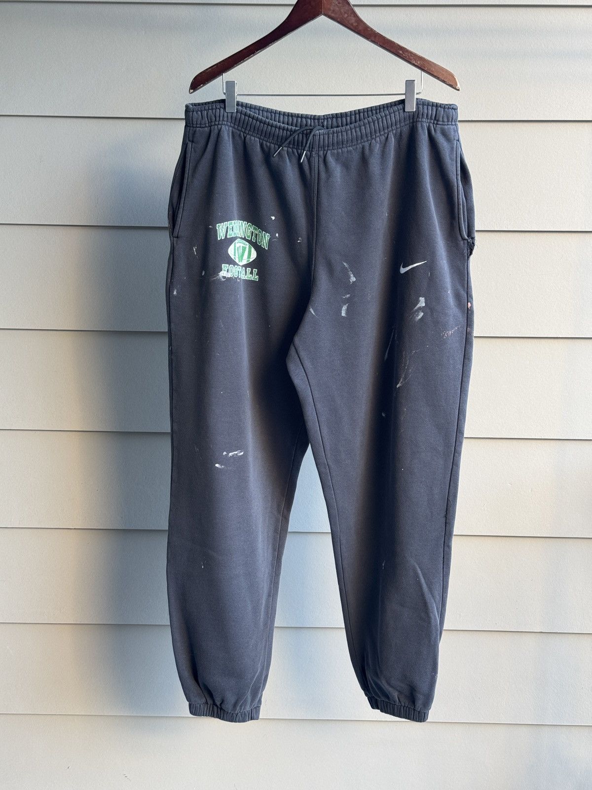 Nike 90s Nike Team sweatpants trashed distressed faded XL-XXL Size US 38 / EU 54 - 14 Thumbnail