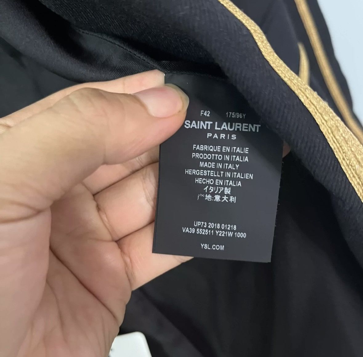 Saint Laurent Paris Saint Laurent court suit Size 42L - 4 Thumbnail