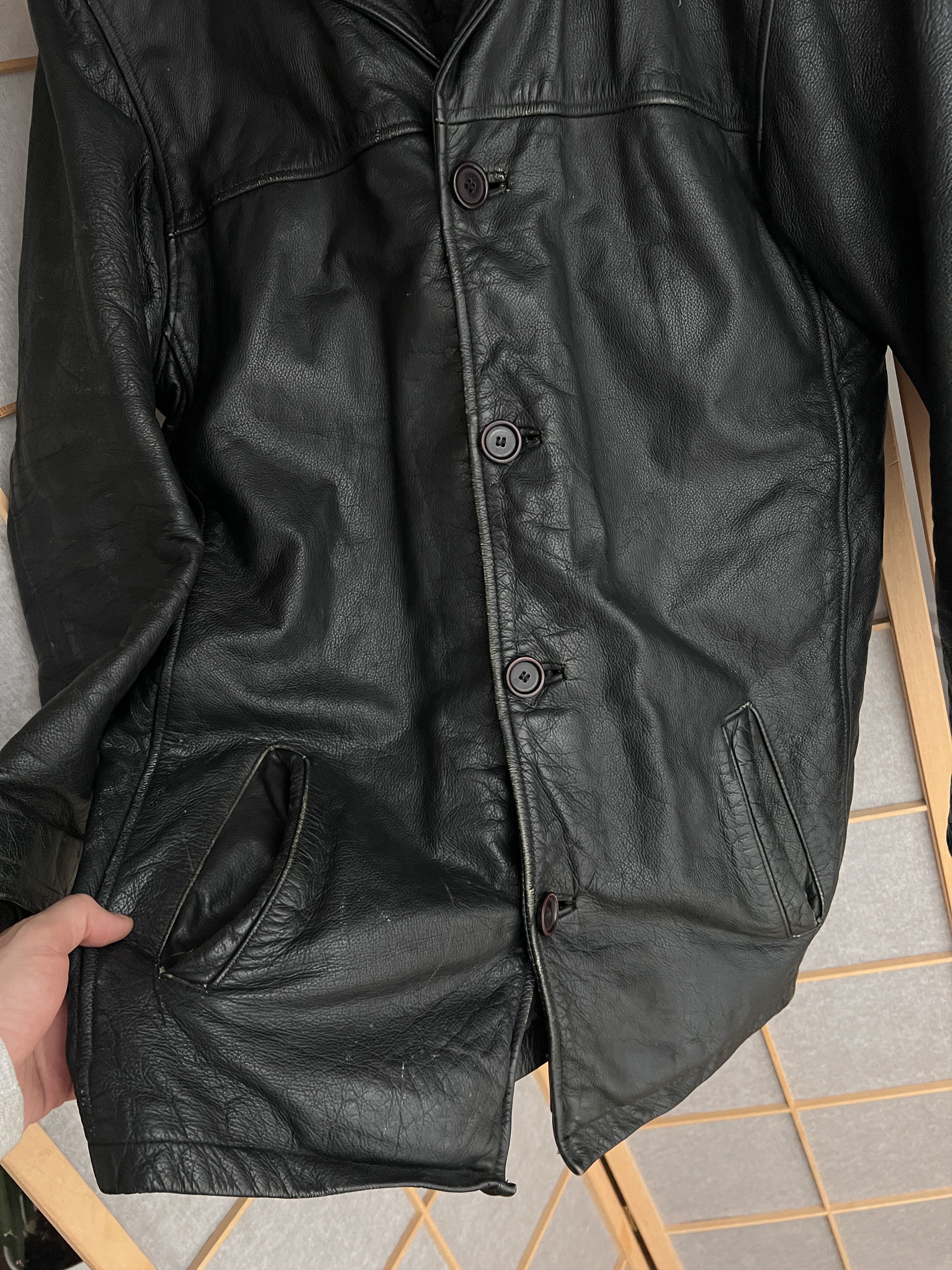 If Six Was Nine 14th Addiction Yohji Yamamoto style leather jacket LGB Boxy Size US L / EU 52-54 / 3 - 13 Thumbnail