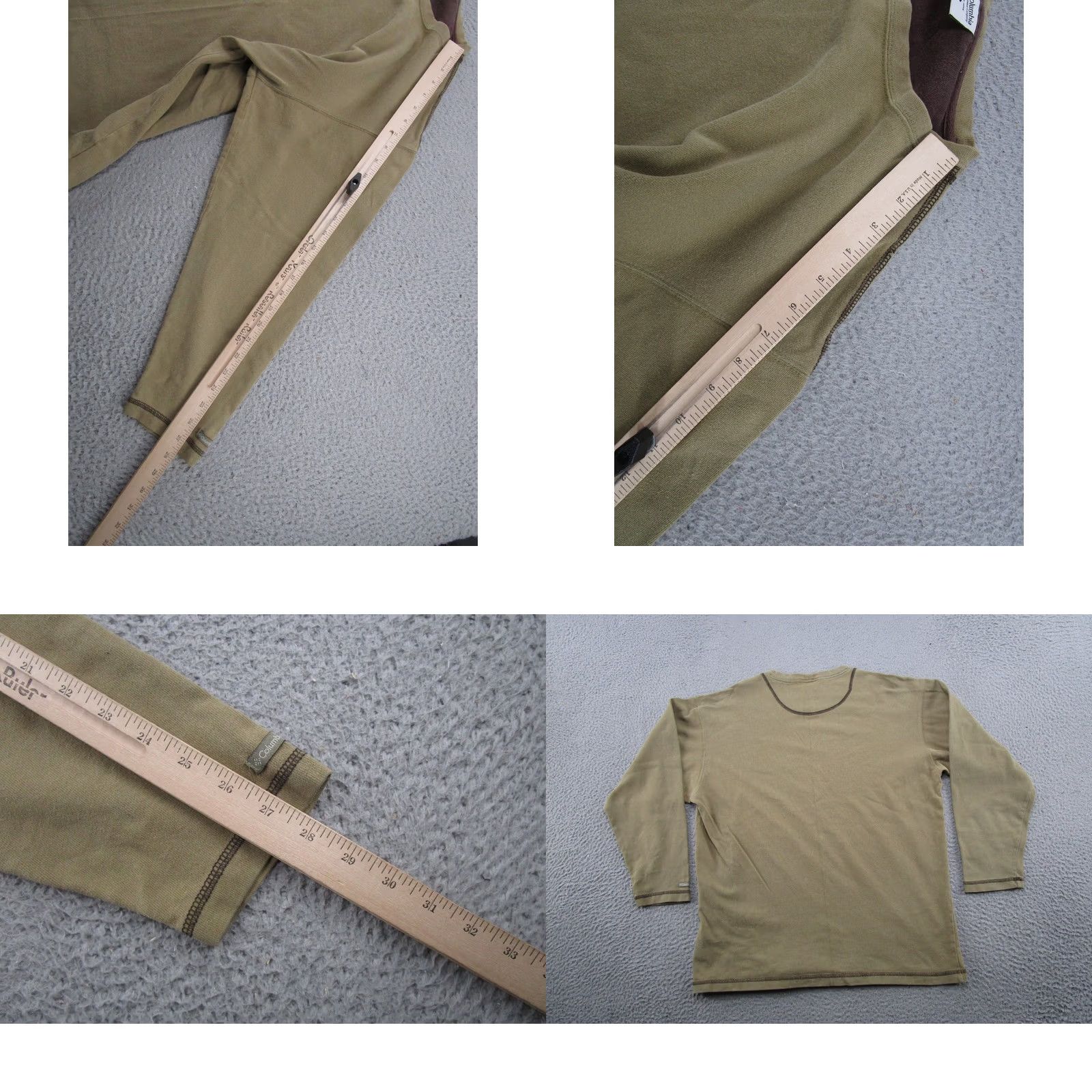 Vintage VINTAGE Columbia Long Sleeve Shirt Mens Size L Beige Crew Neck Logo Knit Cotton 2020s Fall Winter Spring Summer Men Size US L / EU 52-54 / 3 - 8 Thumbnail
