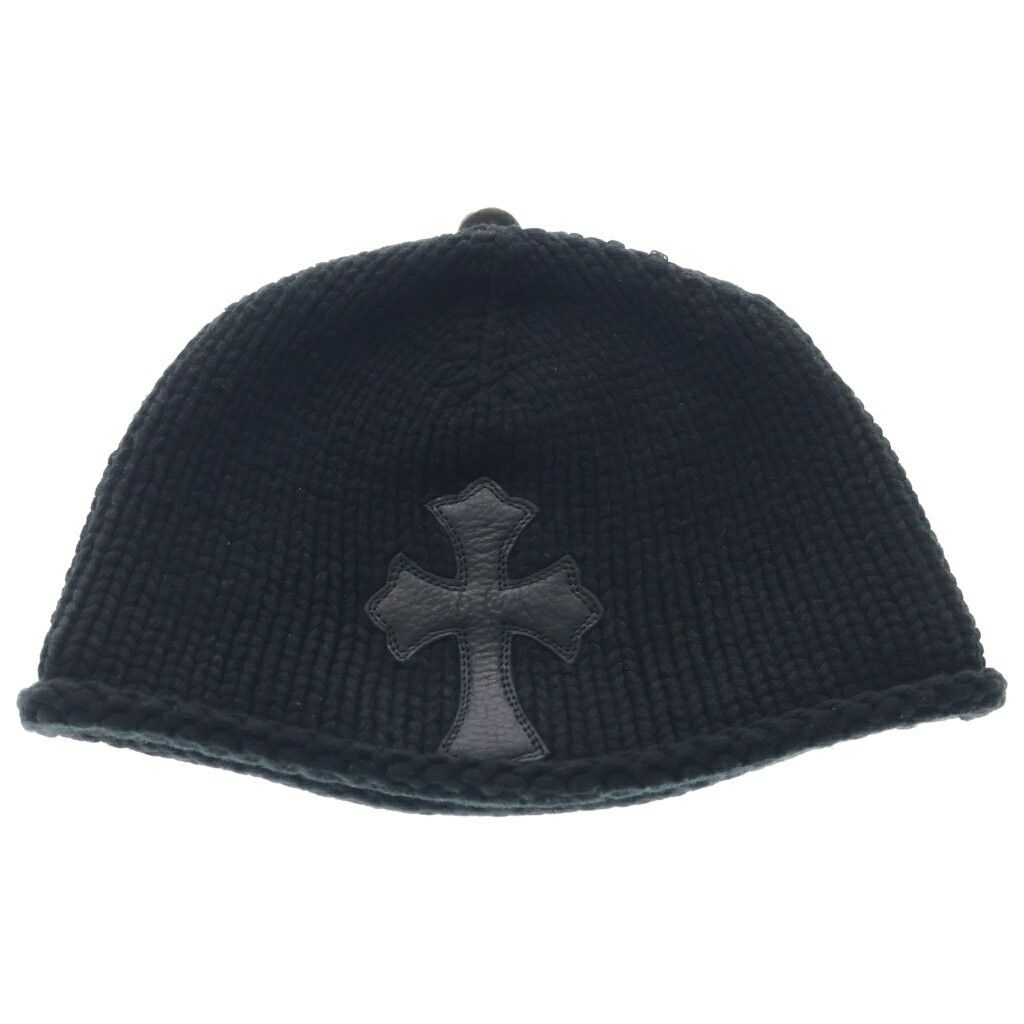 Chrome Hearts Chrome Hearts Cashmere Beanie With Cross Patch Size ONE SIZE - 1 Thumbnail